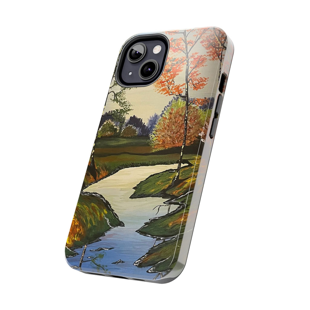 Whispering Birches Phone Case - Hand Painted Unique Designs