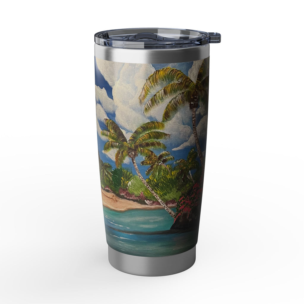 Blooming Paradise 20oz Insulated Drinkware, Summer Travel Mug, Gift for Nature Lovers, Eco-Friendly Hydration