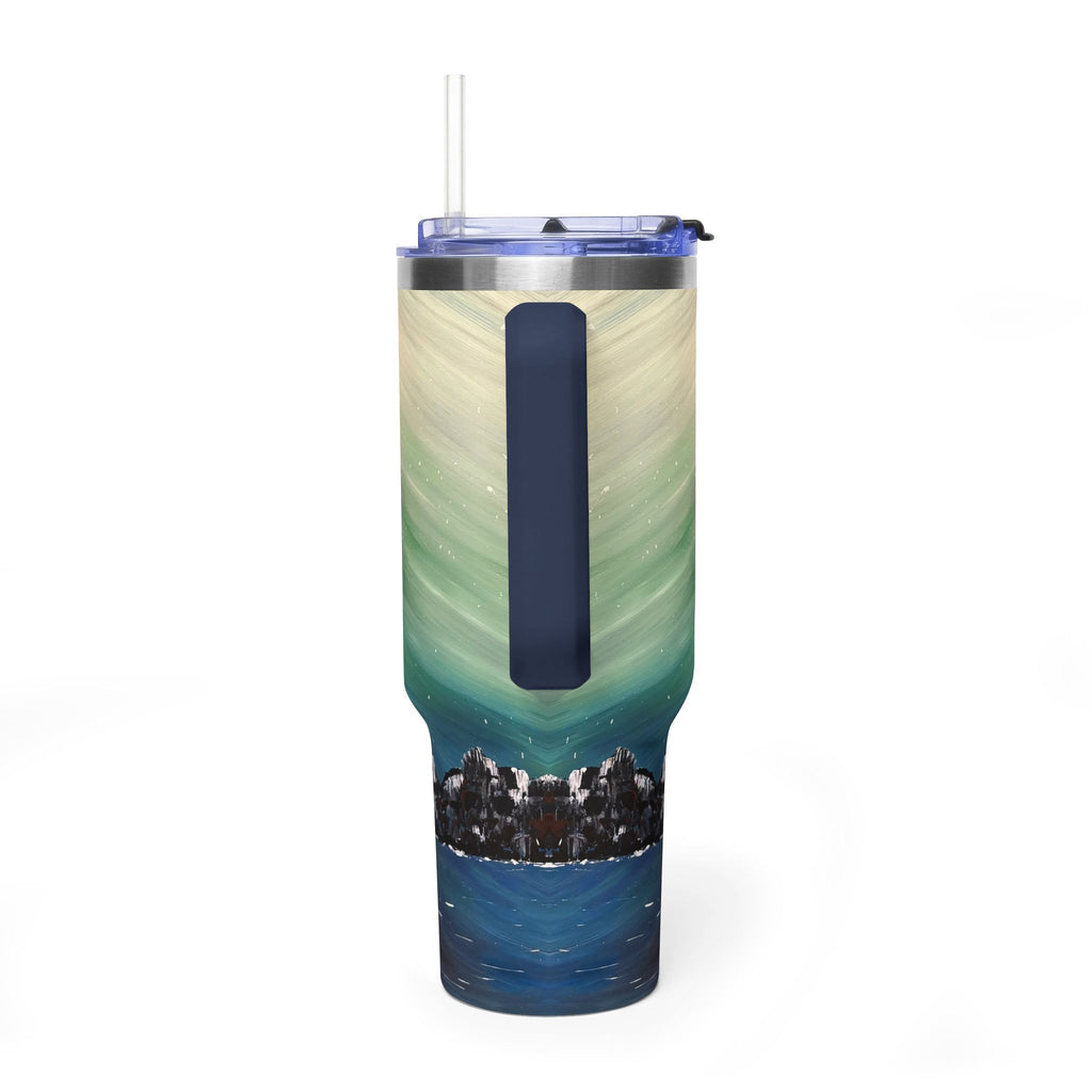 The North Sky 40oz  Vacuum Tumbler — Insulated Travel Mug with Straw