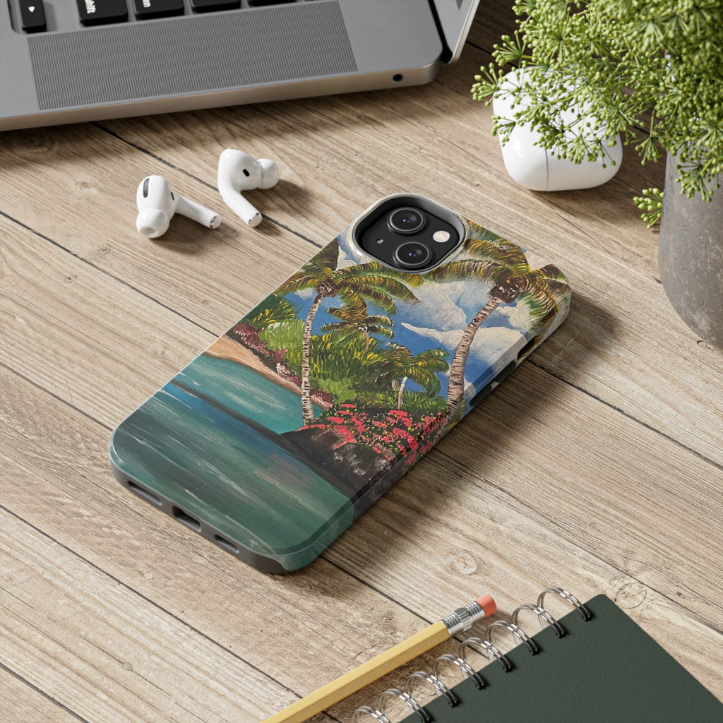 Blooming Paradise Phone Case Hand Painted Unique Designs