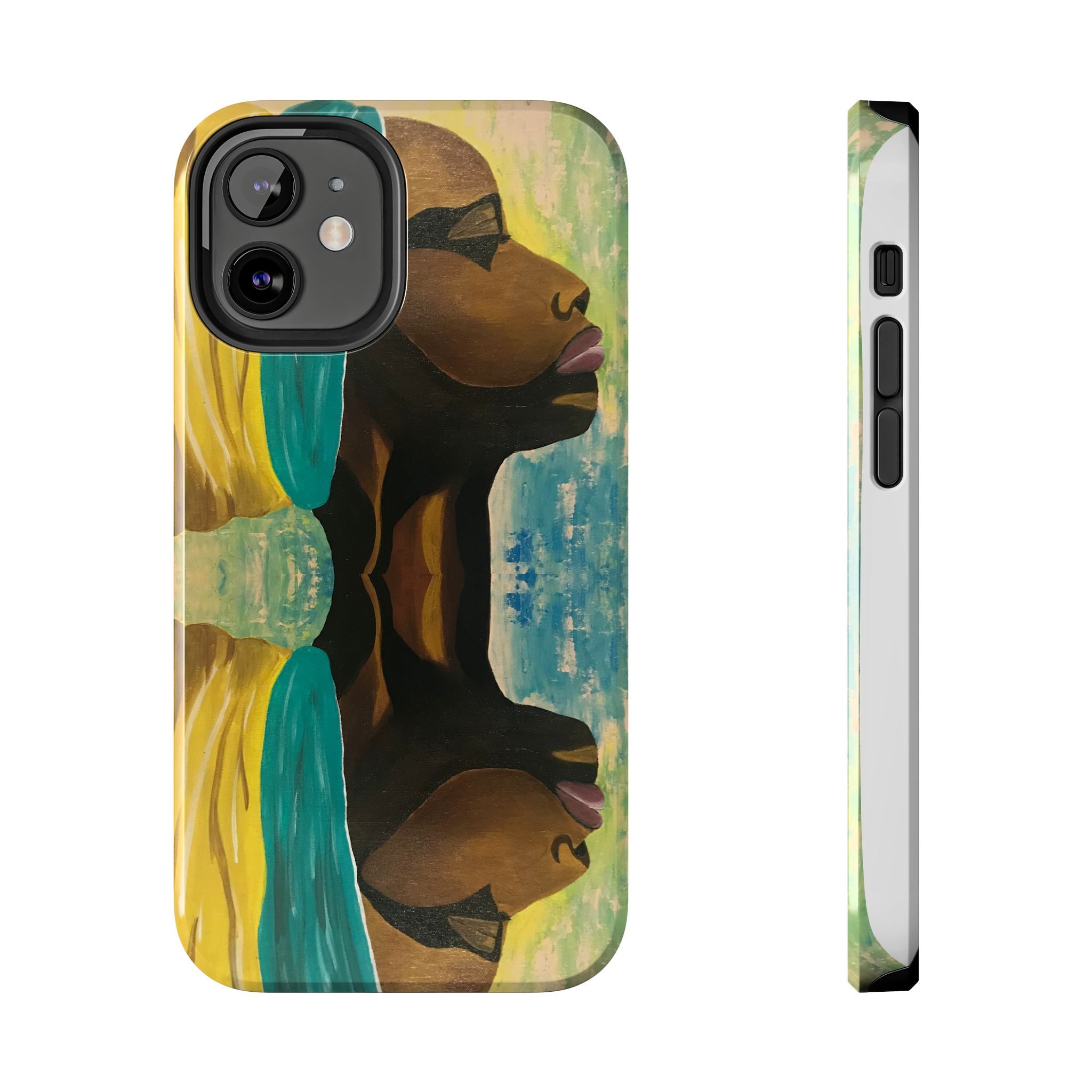Hues of Heritage Phone Case Hand Painted