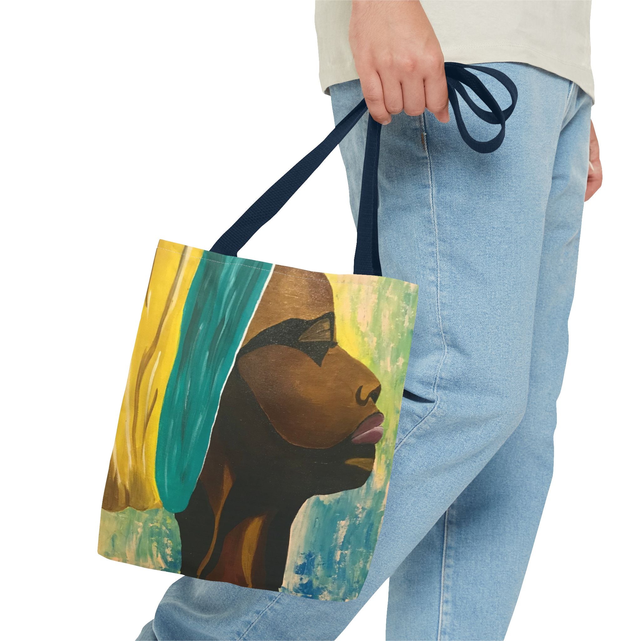 Hues of Heritage Hand Painted Tote Bag