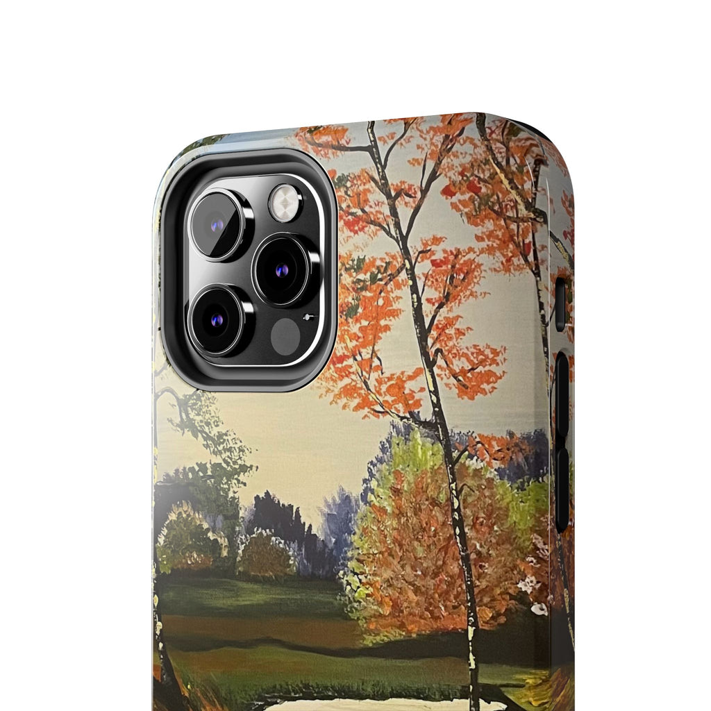 Whispering Birches Phone Case - Hand Painted Unique Designs