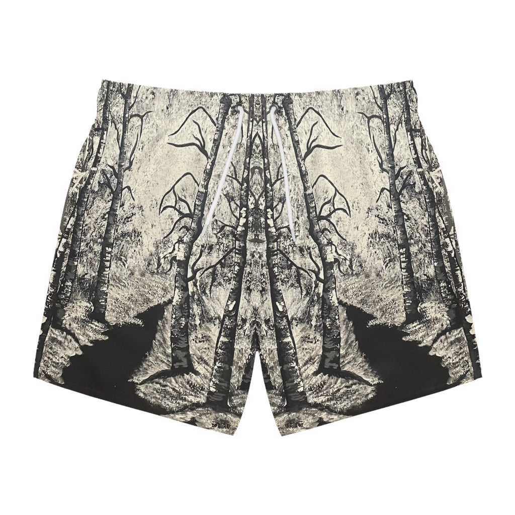 Silver Shadows Swim Trunks
