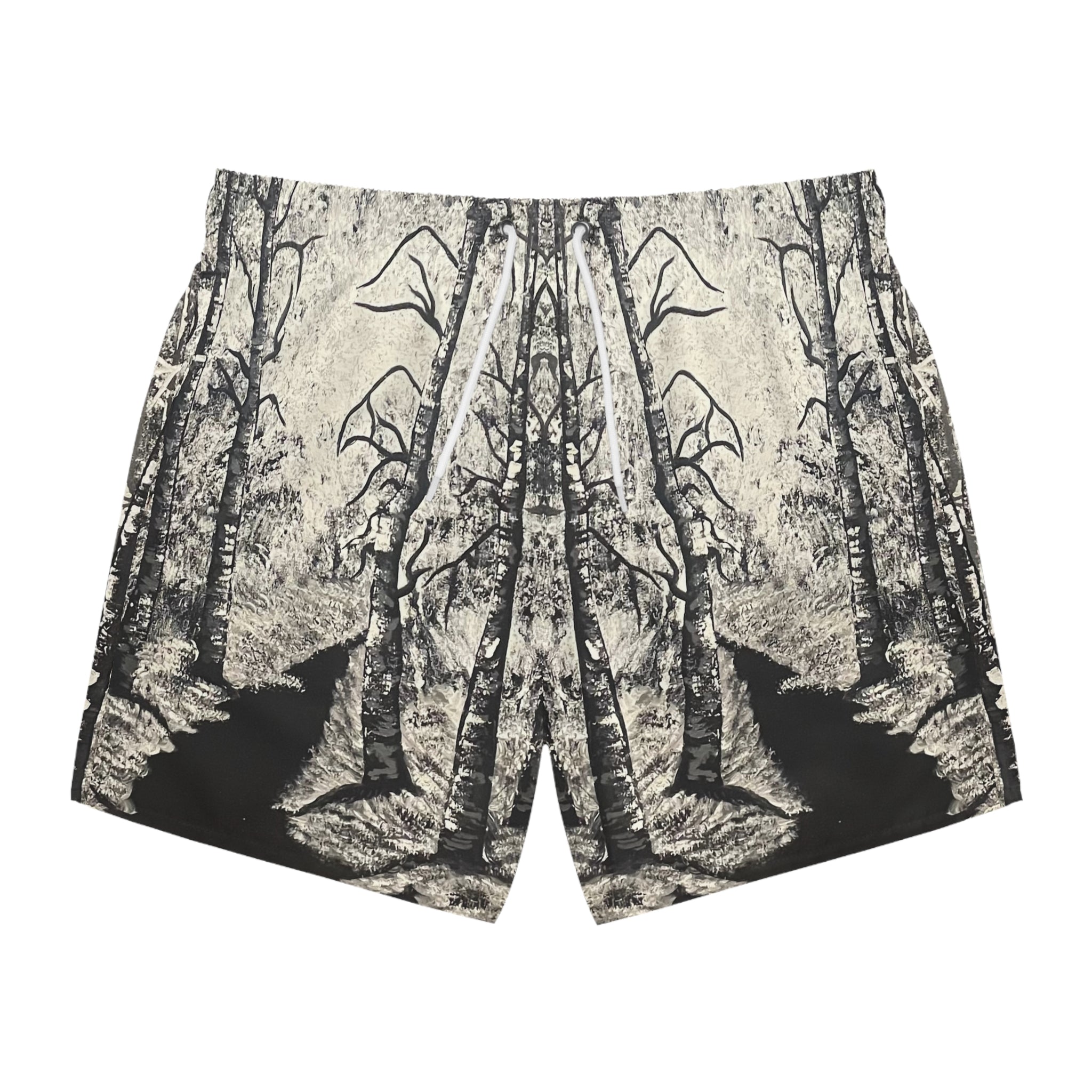 Silver Shadows Swim Trunks