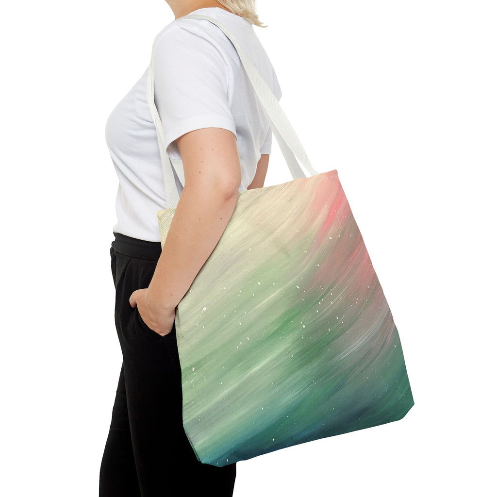 North Sky Hand Painted Tote Bag