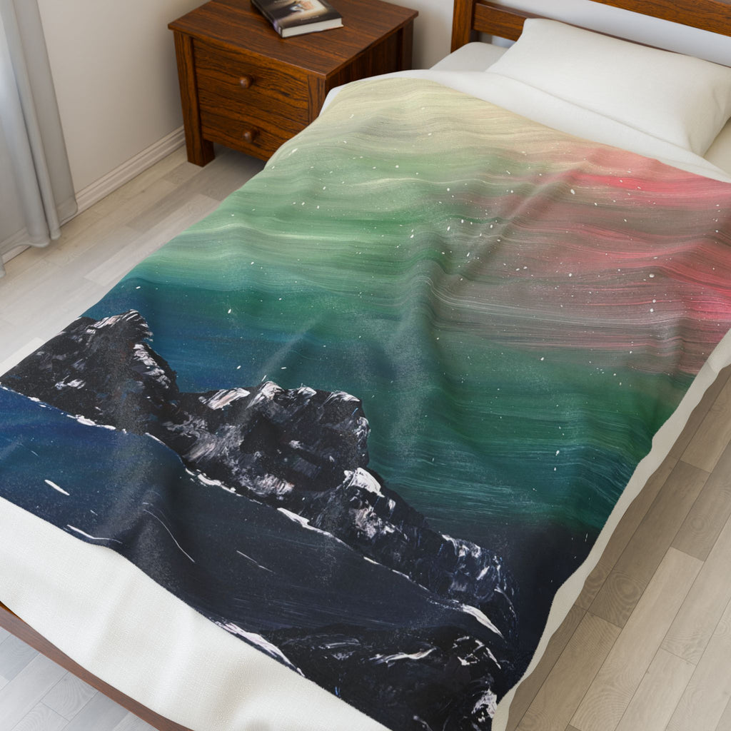 North Sky Plush Blanket Custom Designs Unique