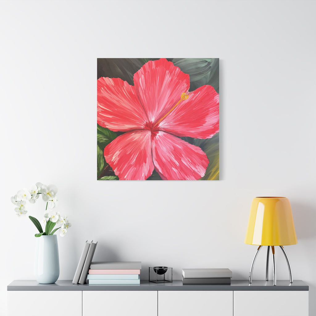 Hibiscus Hues Canvas Wall Art