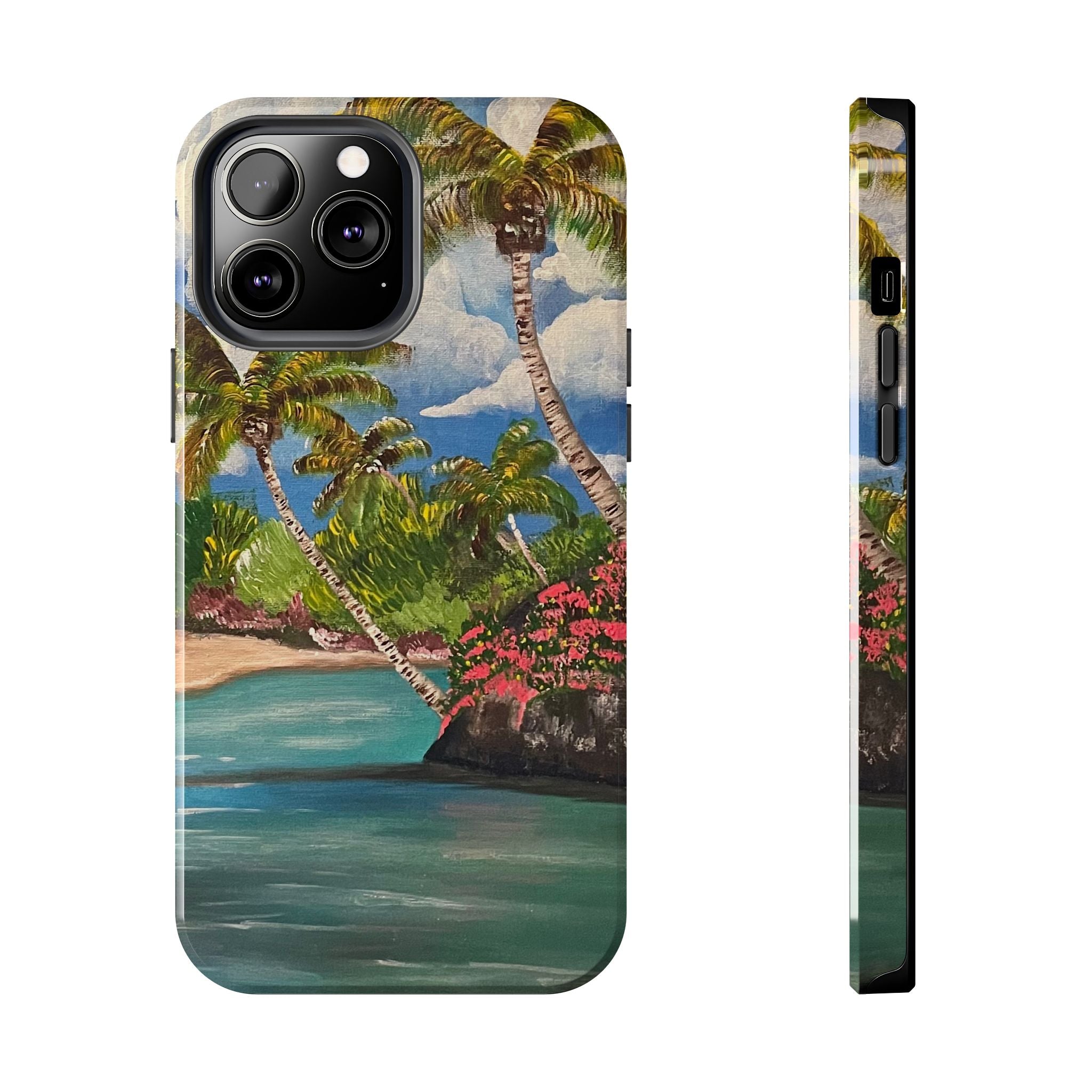 Blooming Paradise Phone Case Hand Painted Unique Designs
