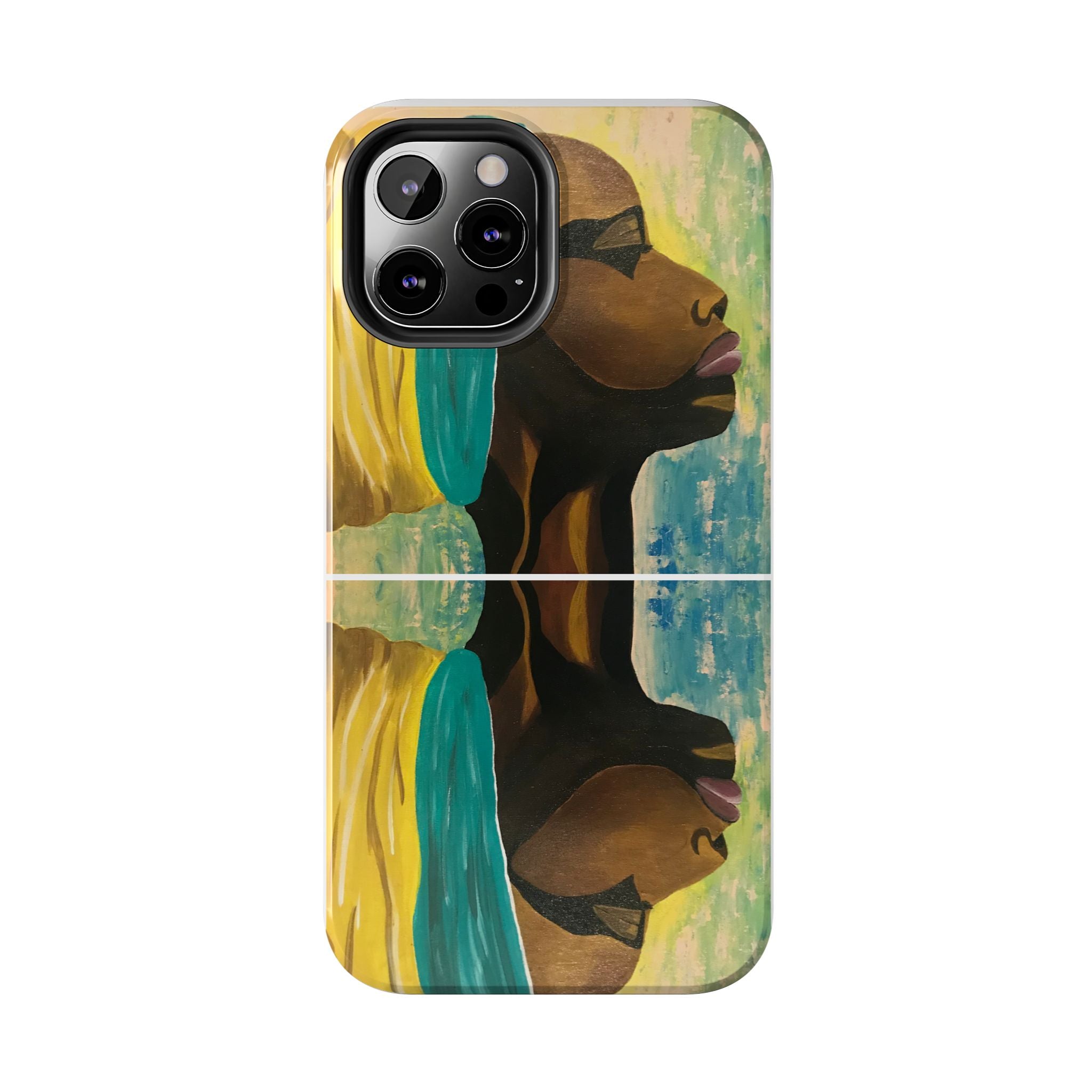 Hues of Heritage Phone Case Hand Painted