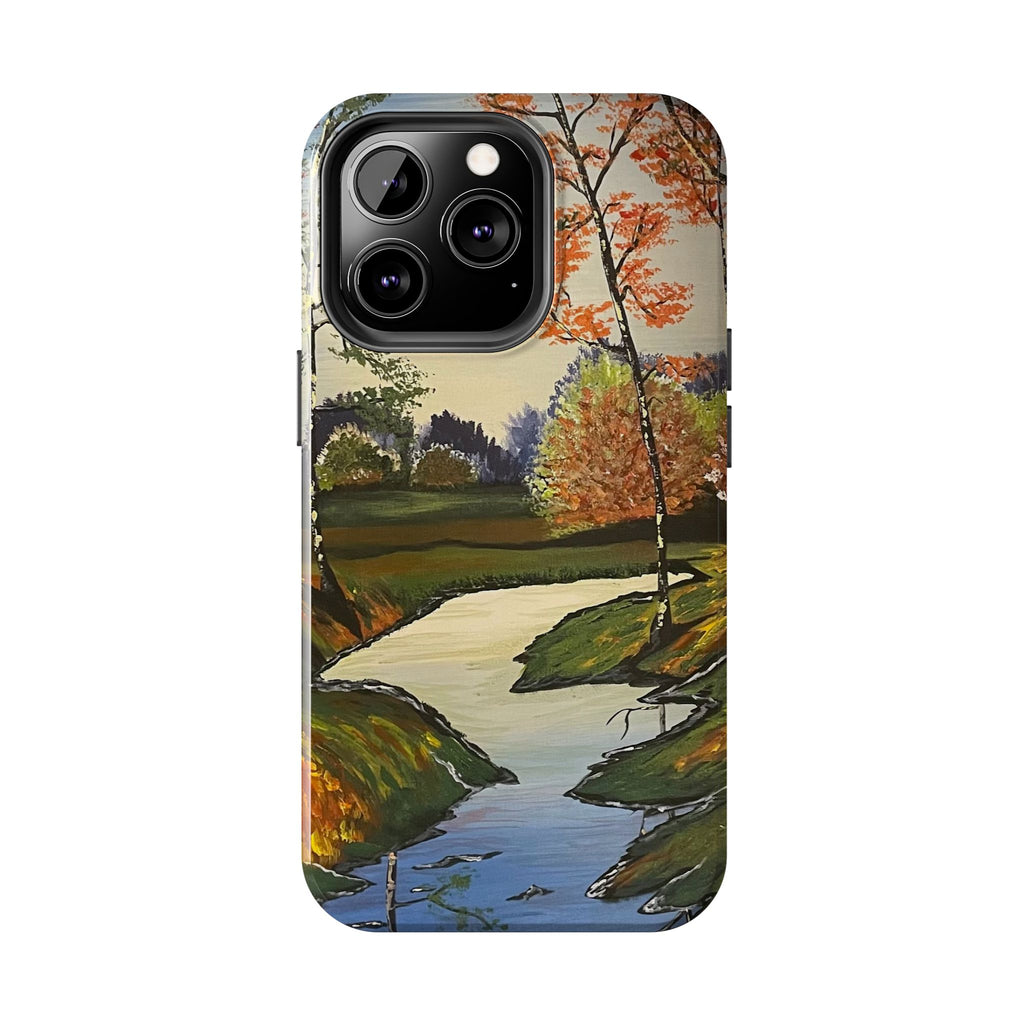 Whispering Birches Phone Case - Hand Painted Unique Designs