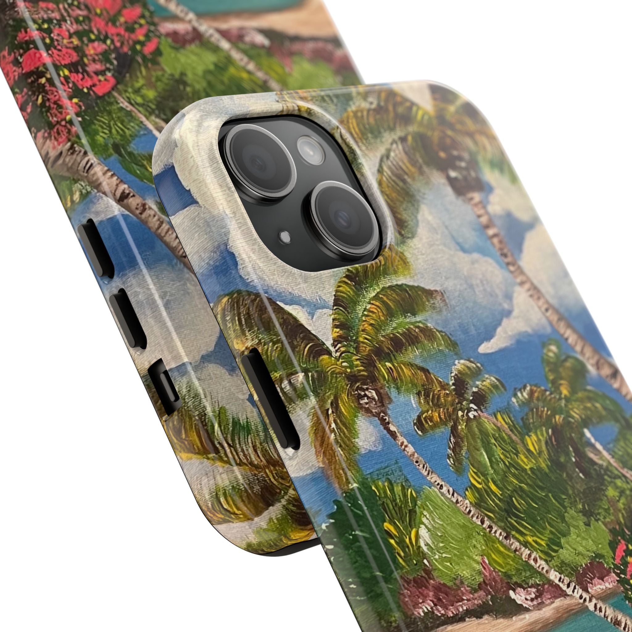 Blooming Paradise Phone Case Hand Painted Unique Designs