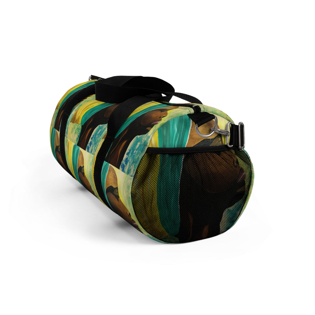 Hues of Heritage Hand Painted Duffel Bag