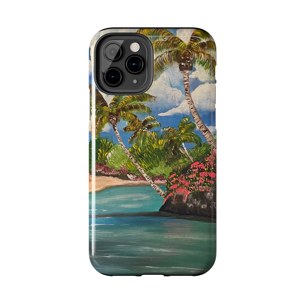 Blooming Paradise Phone Case Hand Painted Unique Designs