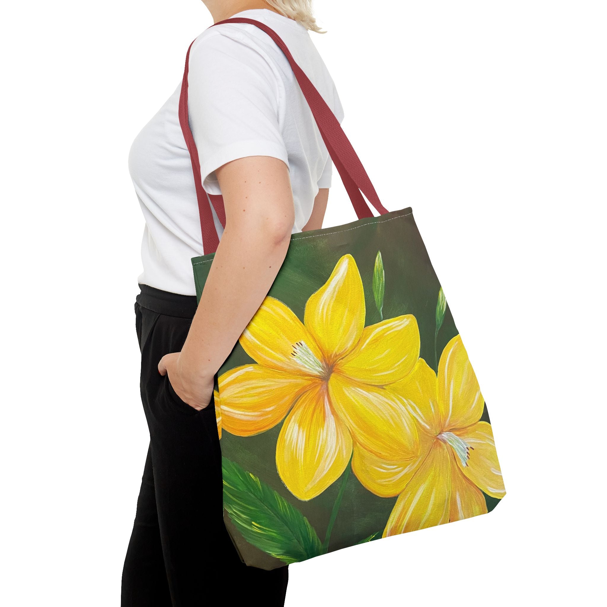 Golden Bloom Tote Bag