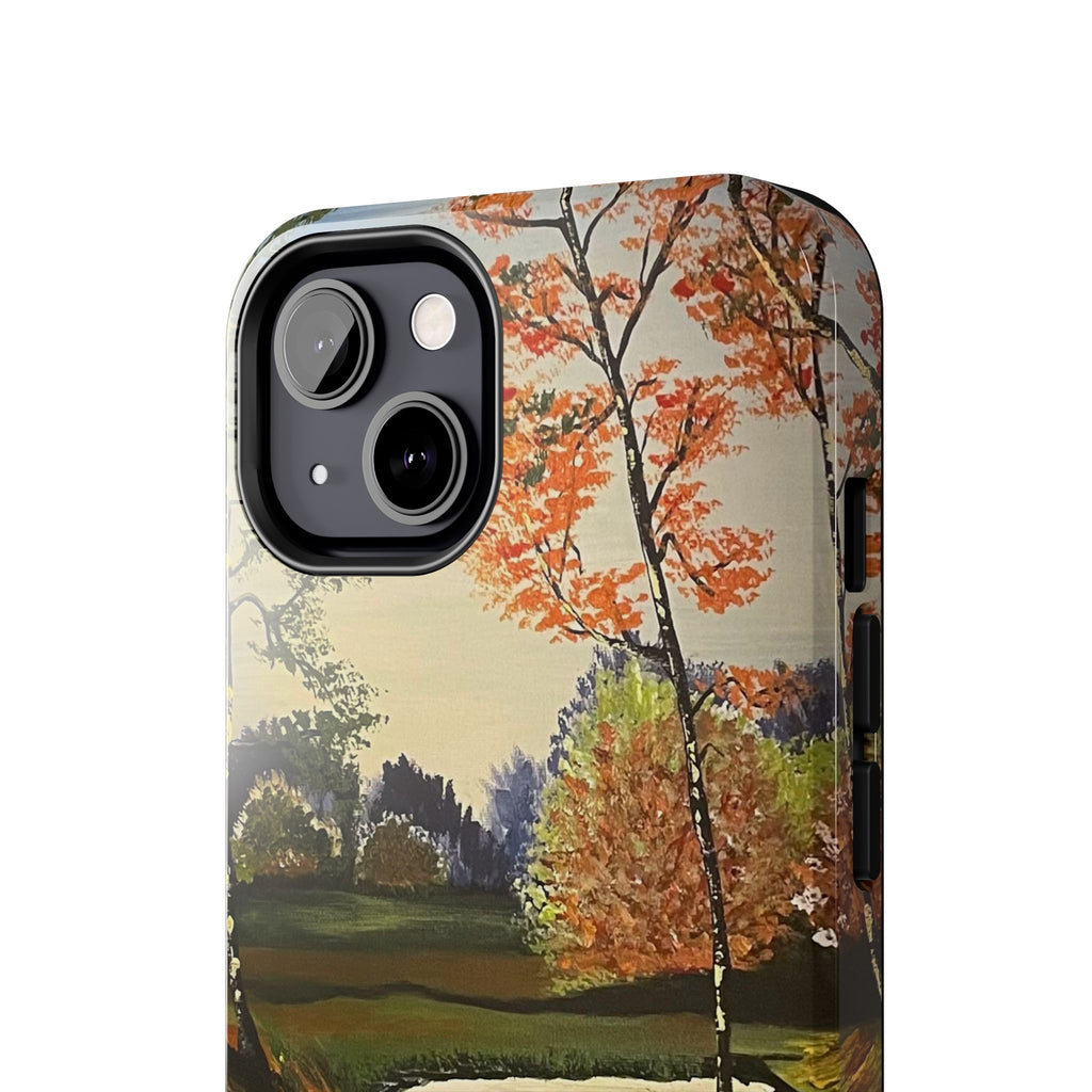 Whispering Birches Phone Case - Hand Painted Unique Designs