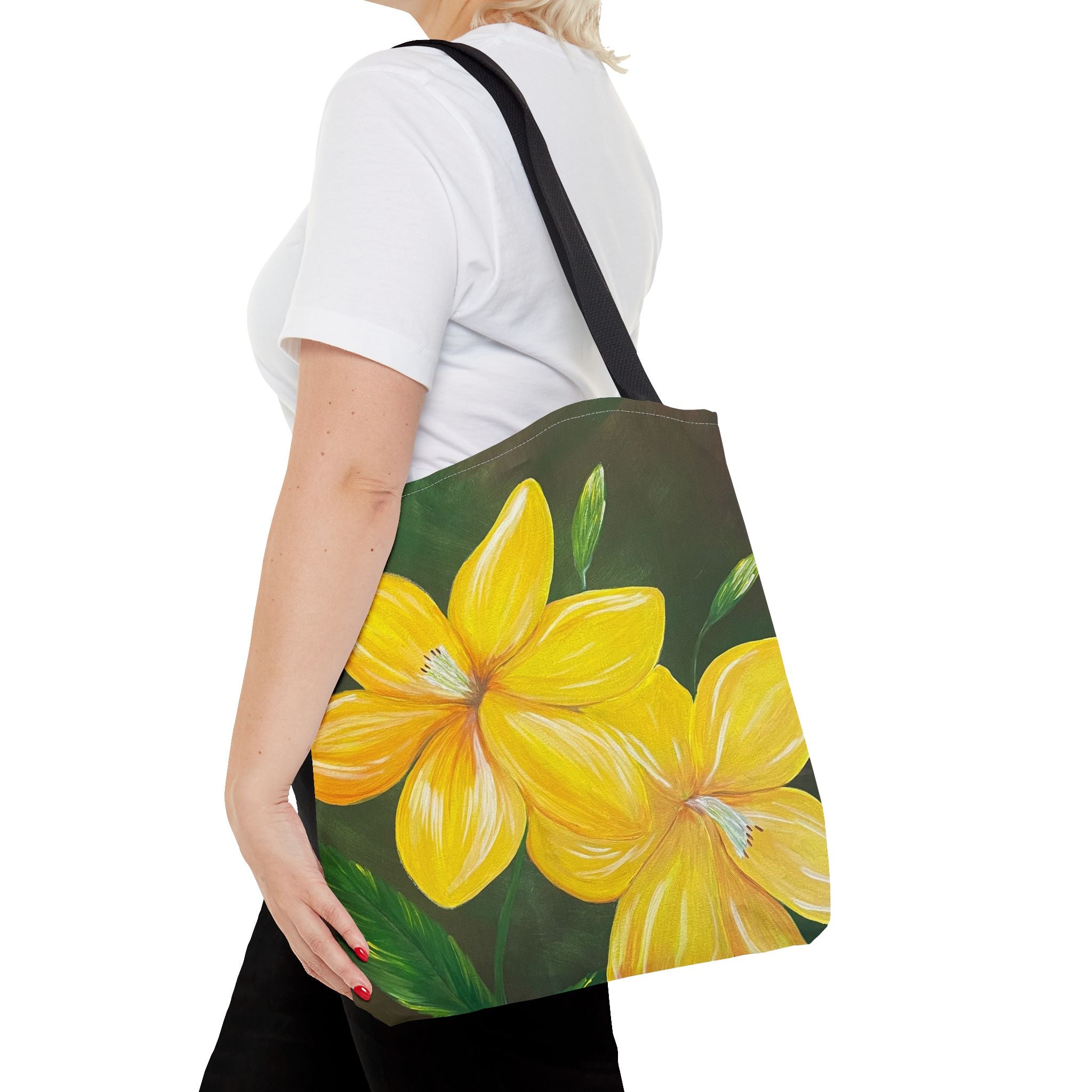 Golden Bloom Tote Bag