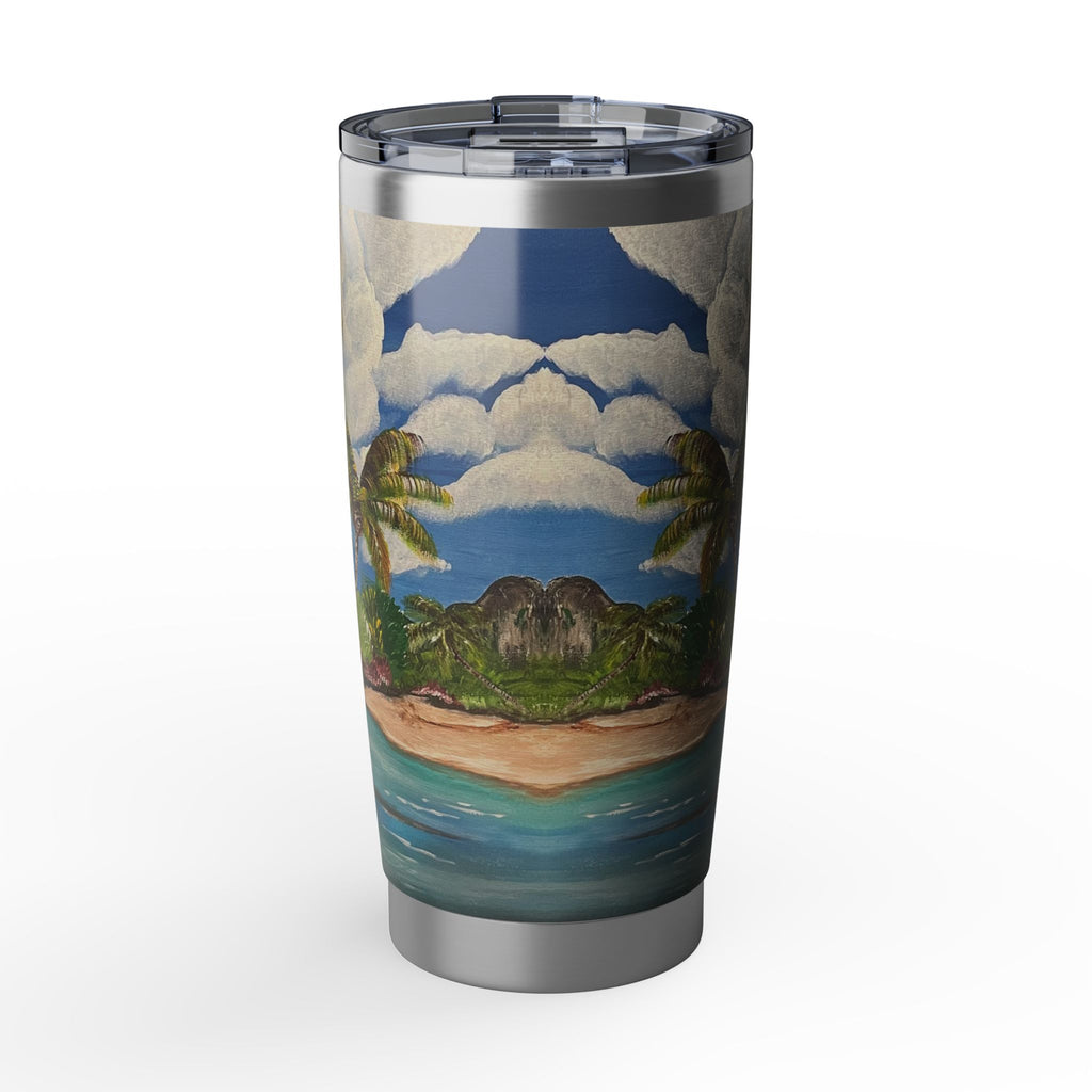 Blooming Paradise 20oz Insulated Drinkware, Summer Travel Mug, Gift for Nature Lovers, Eco-Friendly Hydration