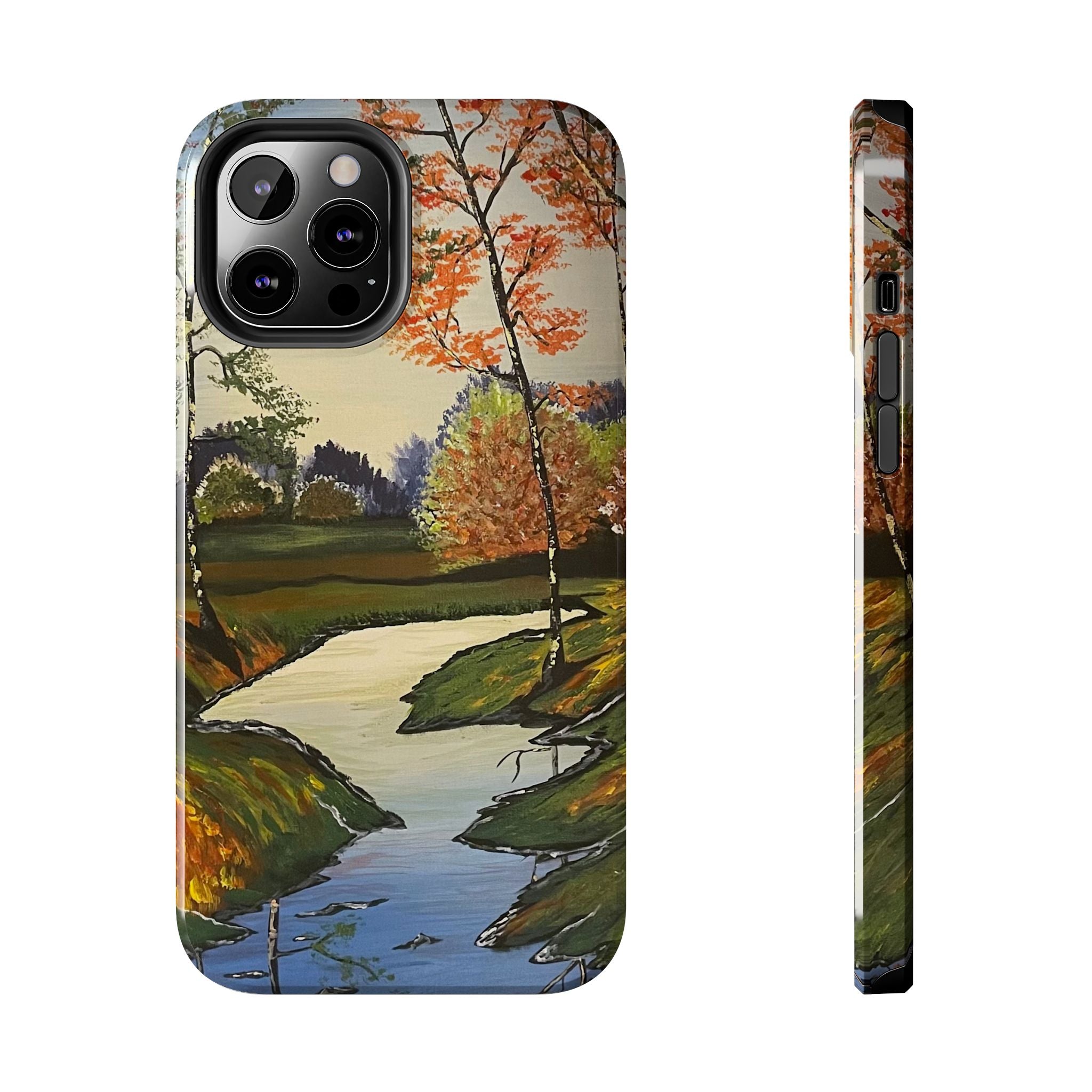 Whispering Birches Phone Case - Hand Painted Unique Designs