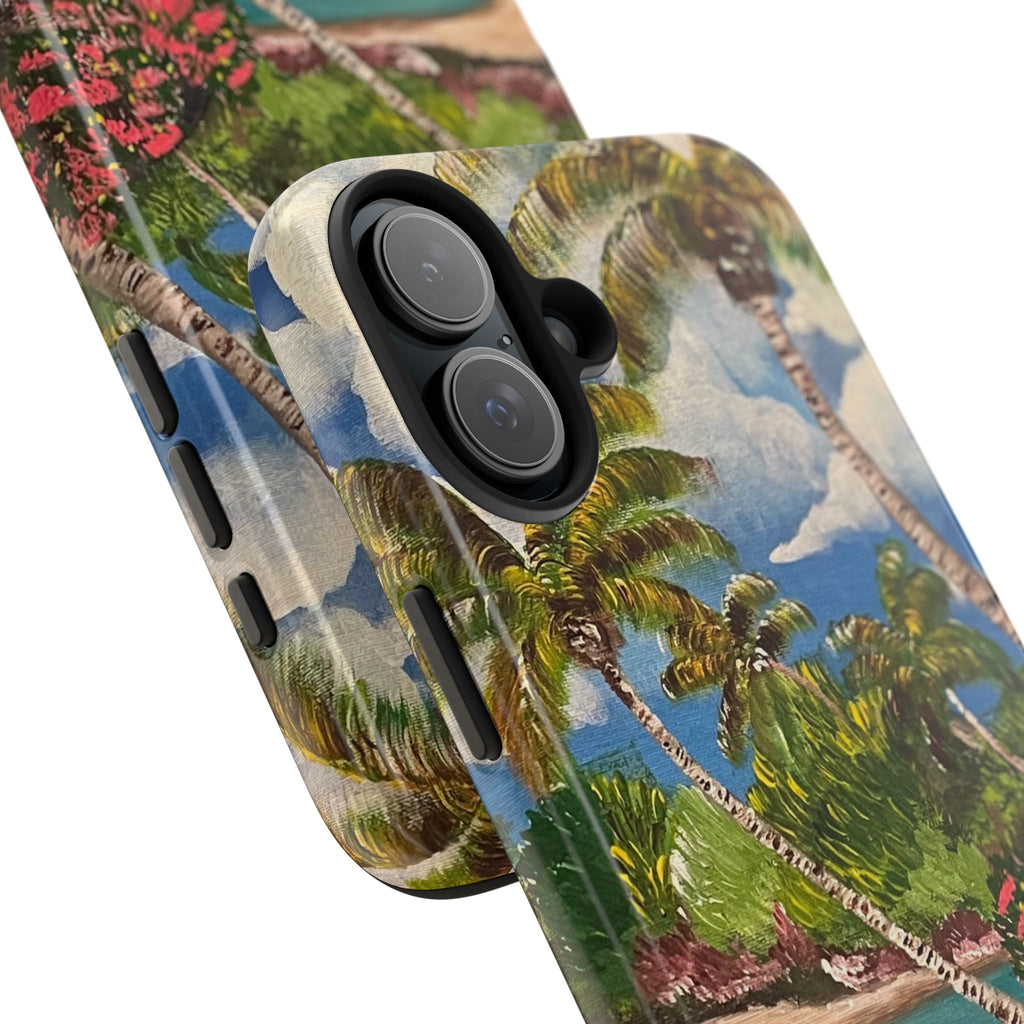 Blooming Paradise Phone Case Hand Painted Unique Designs