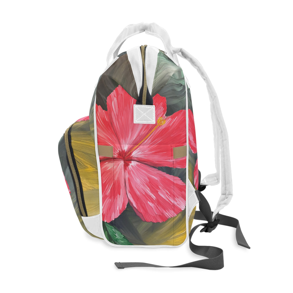 Hibiscus Hues Multifunctional Backpack