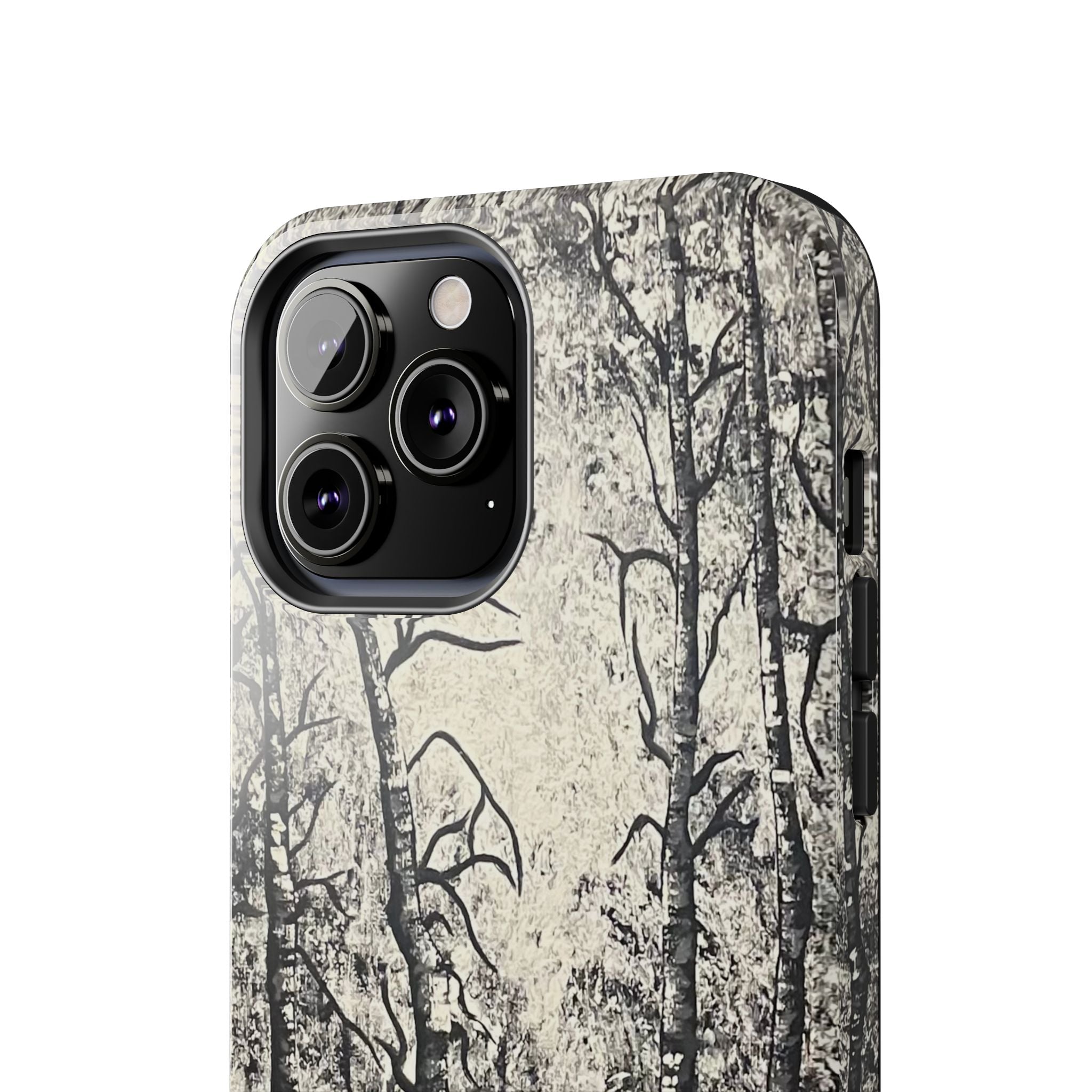 Silver Shadows Phone Case - Hand Painted Unique Designs