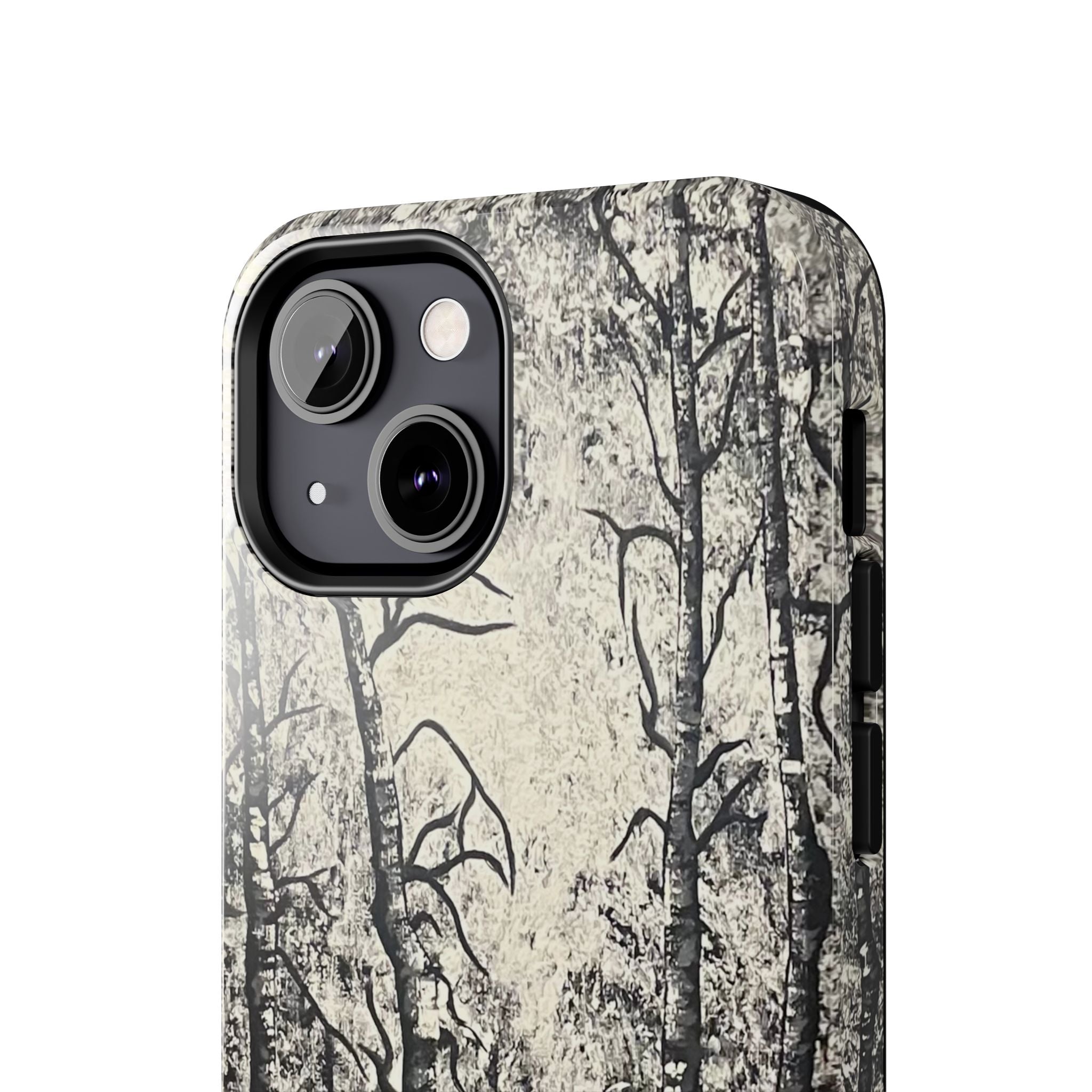 Silver Shadows Phone Case - Hand Painted Unique Designs