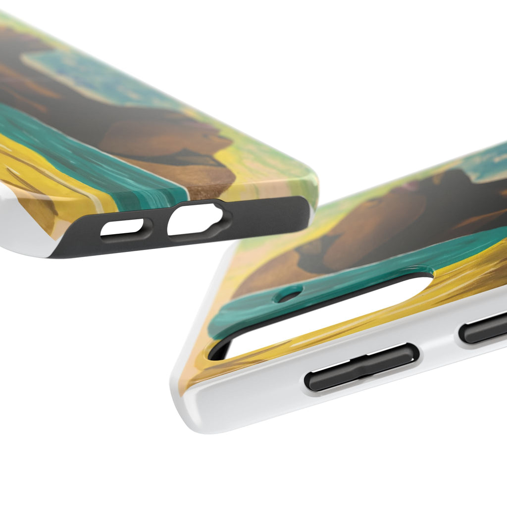 Hues of Heritage Phone Case Hand Painted