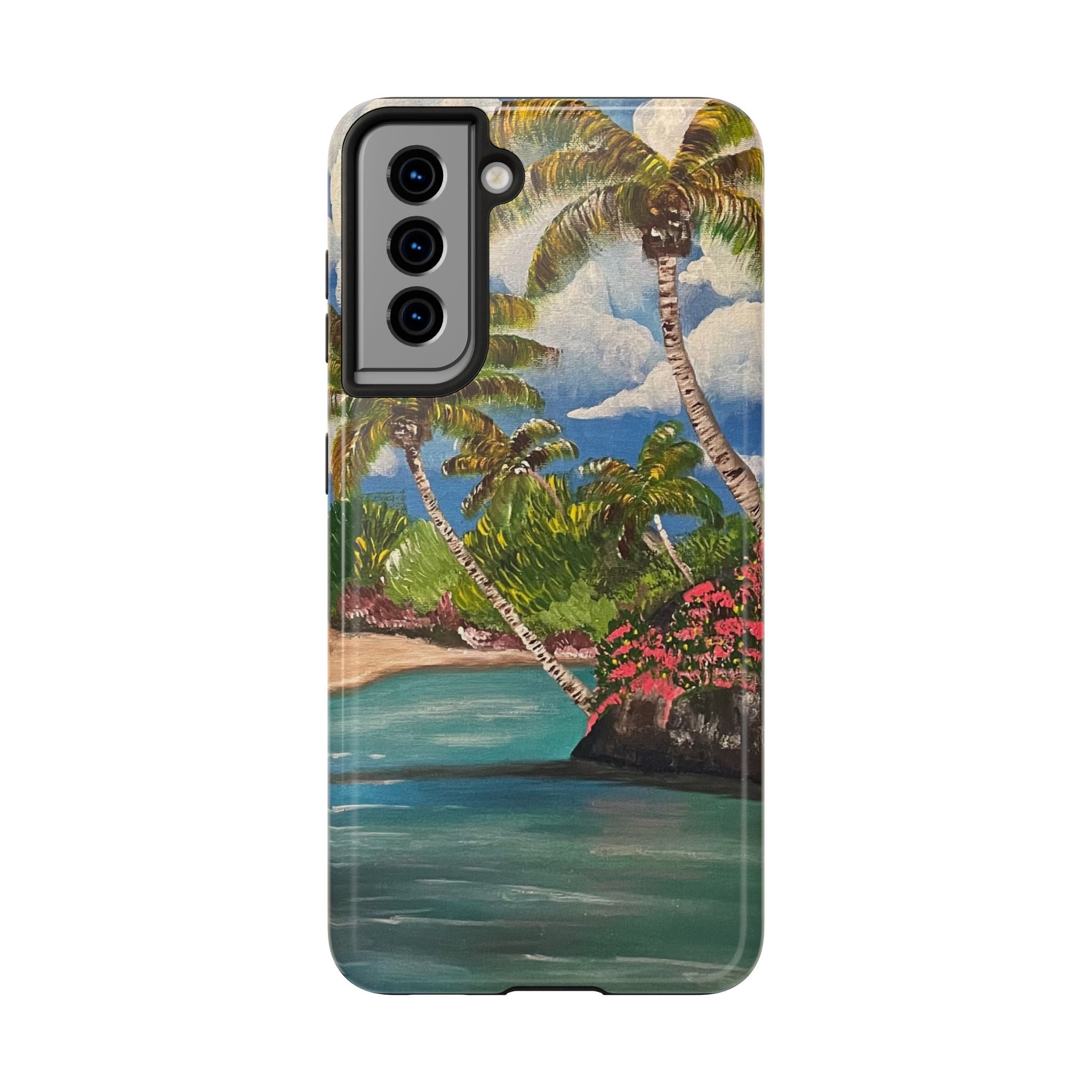 Blooming Paradise Phone Case Hand Painted Unique Designs