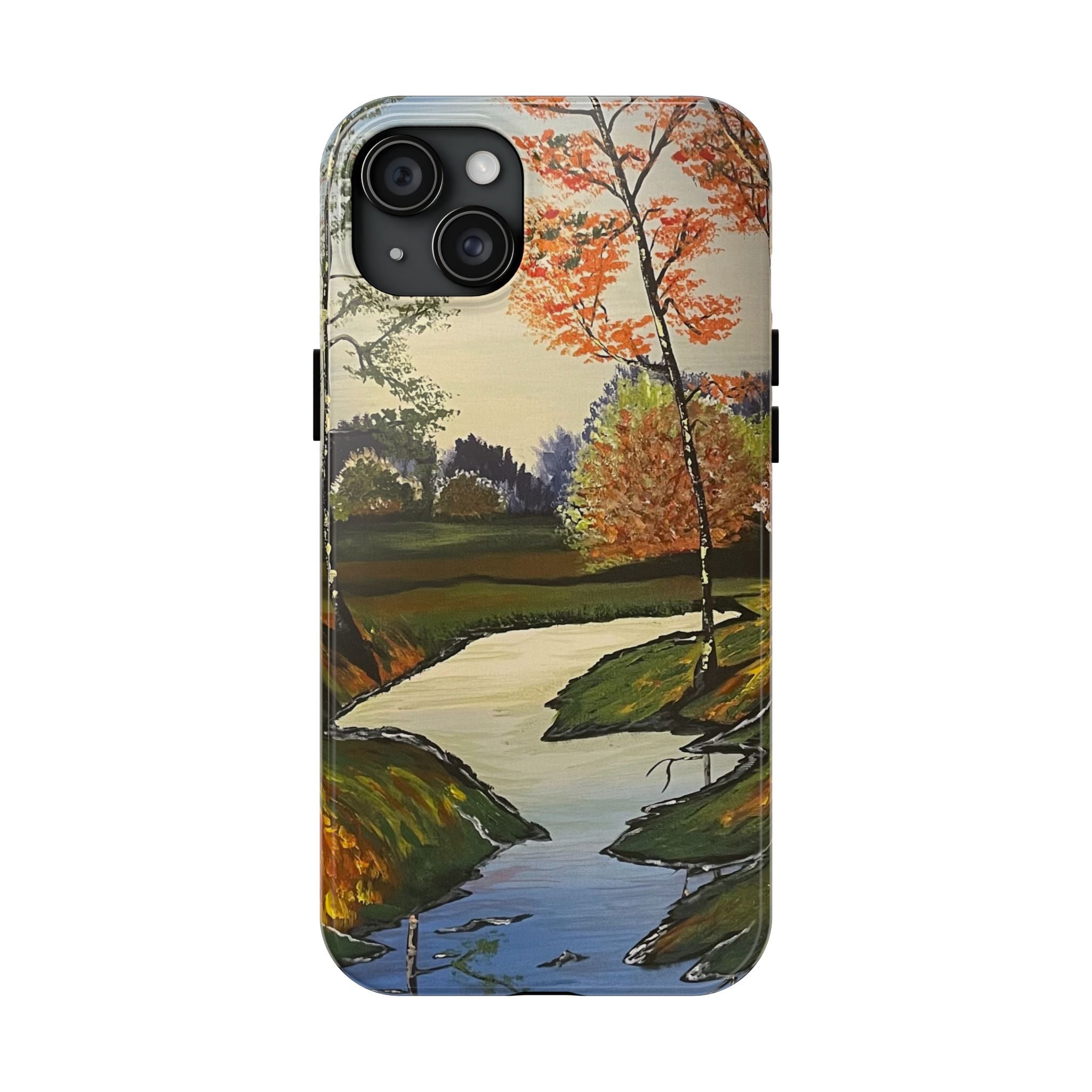 Whispering Birches Phone Case - Hand Painted Unique Designs