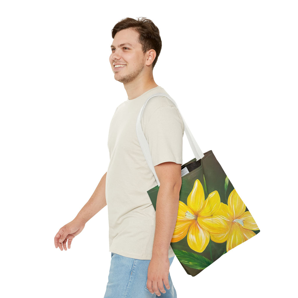 Golden Bloom Tote Bag