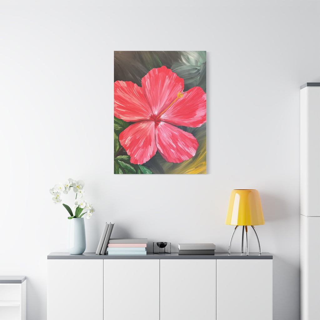 Hibiscus Hues Canvas Wall Art