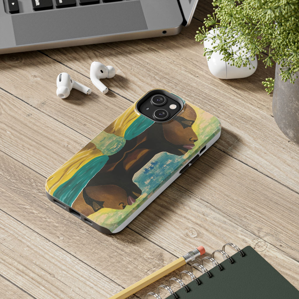 Hues of Heritage Phone Case Hand Painted