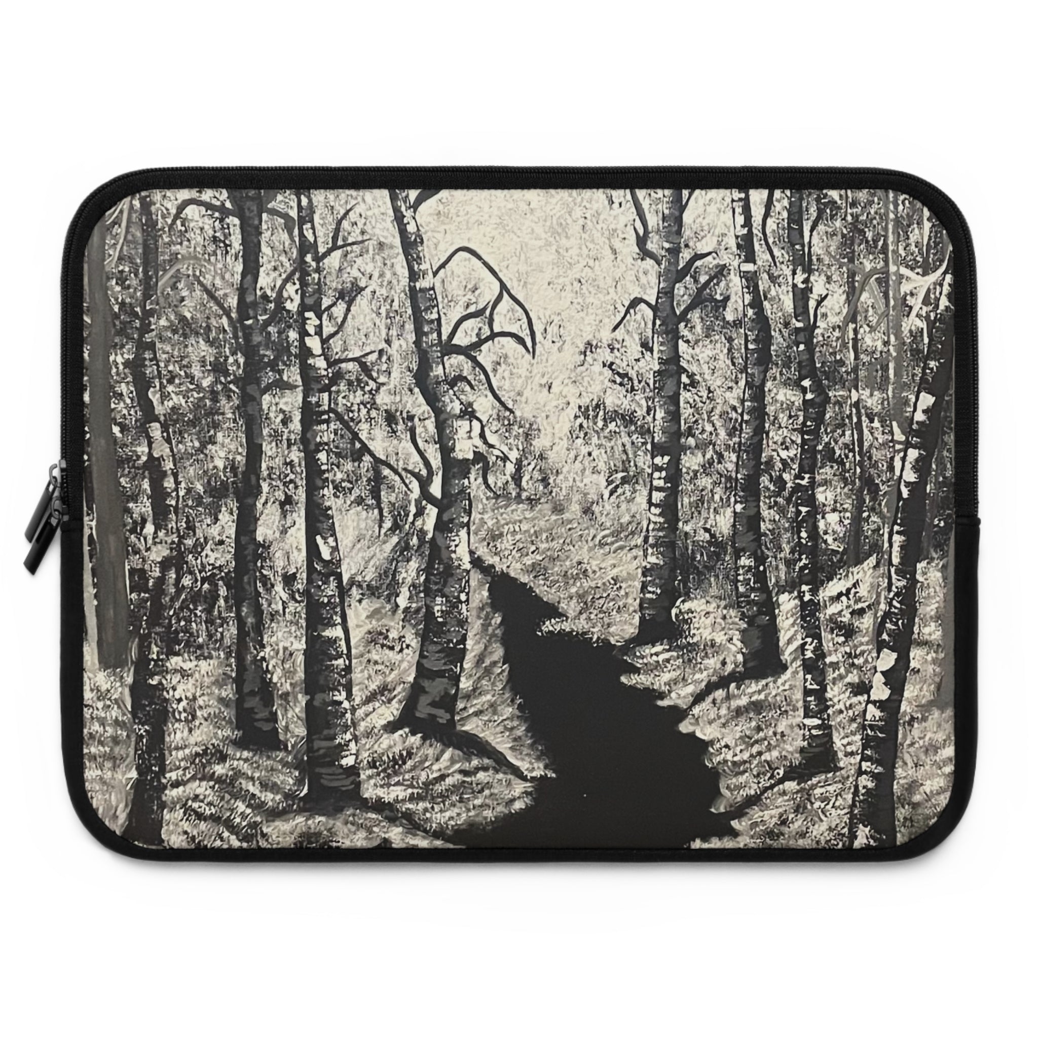 Silver Shadows  Laptop Sleeve for Tech Lovers - Perfect Gift for Students and Professionals