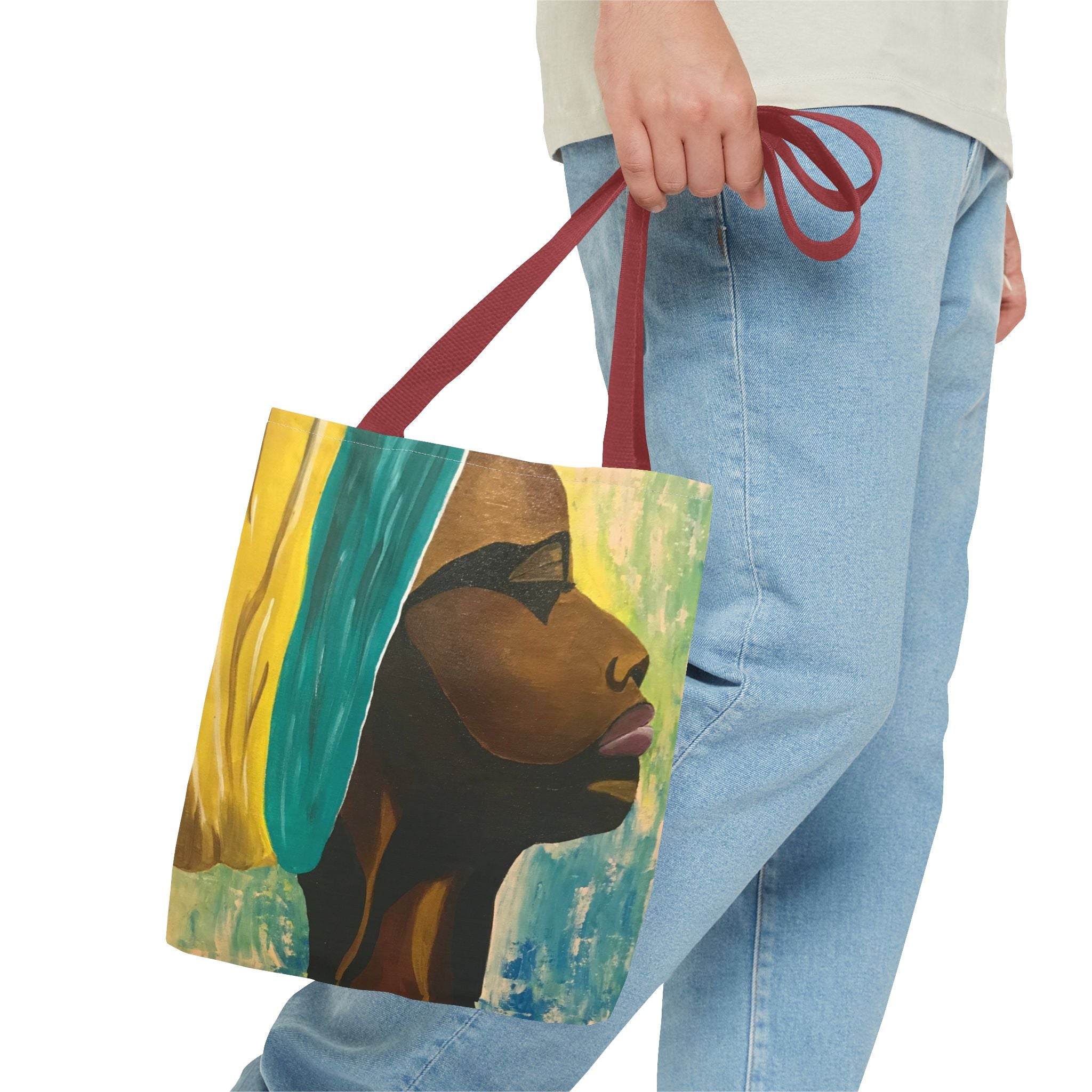 Hues of Heritage Hand Painted Tote Bag