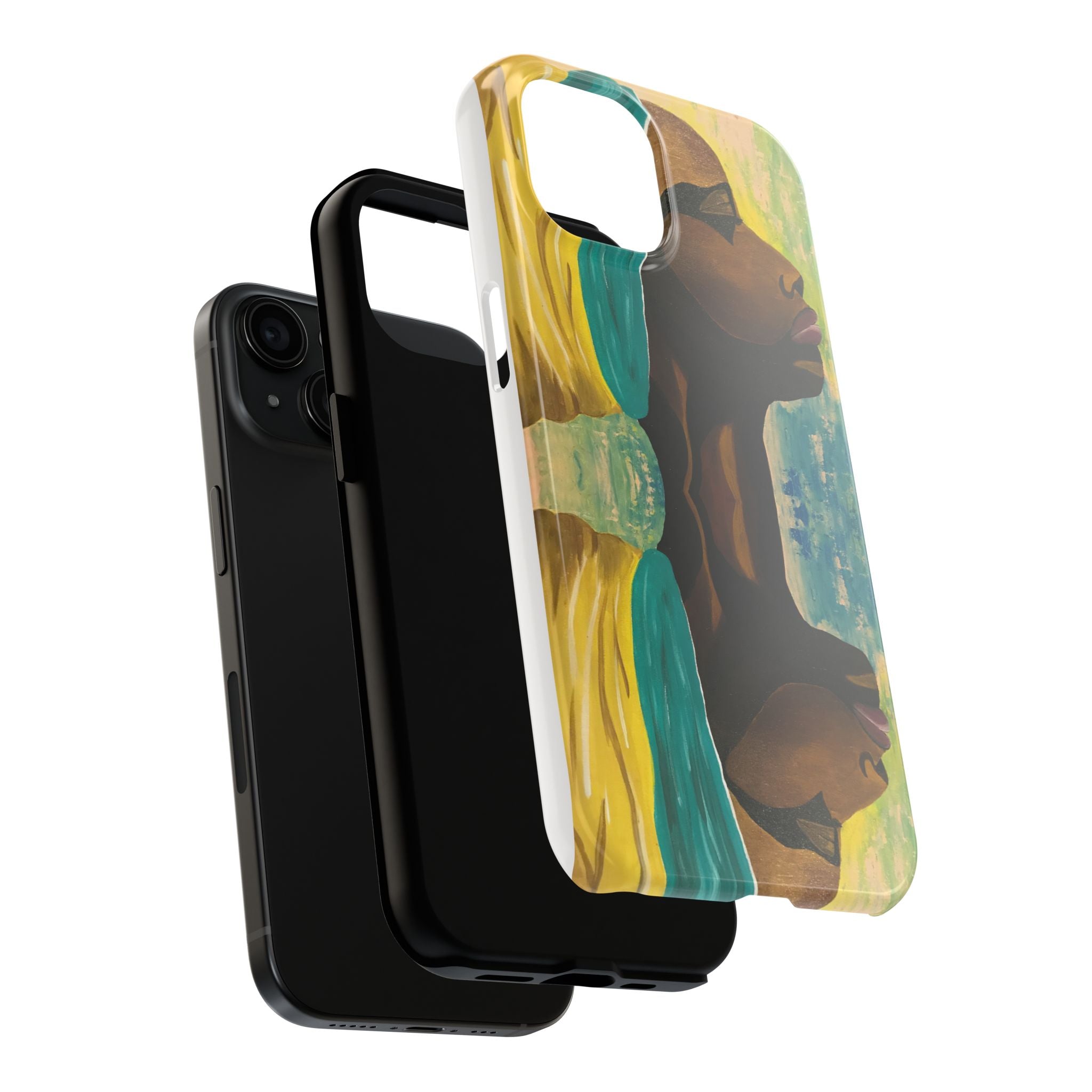 Hues of Heritage Phone Case Hand Painted
