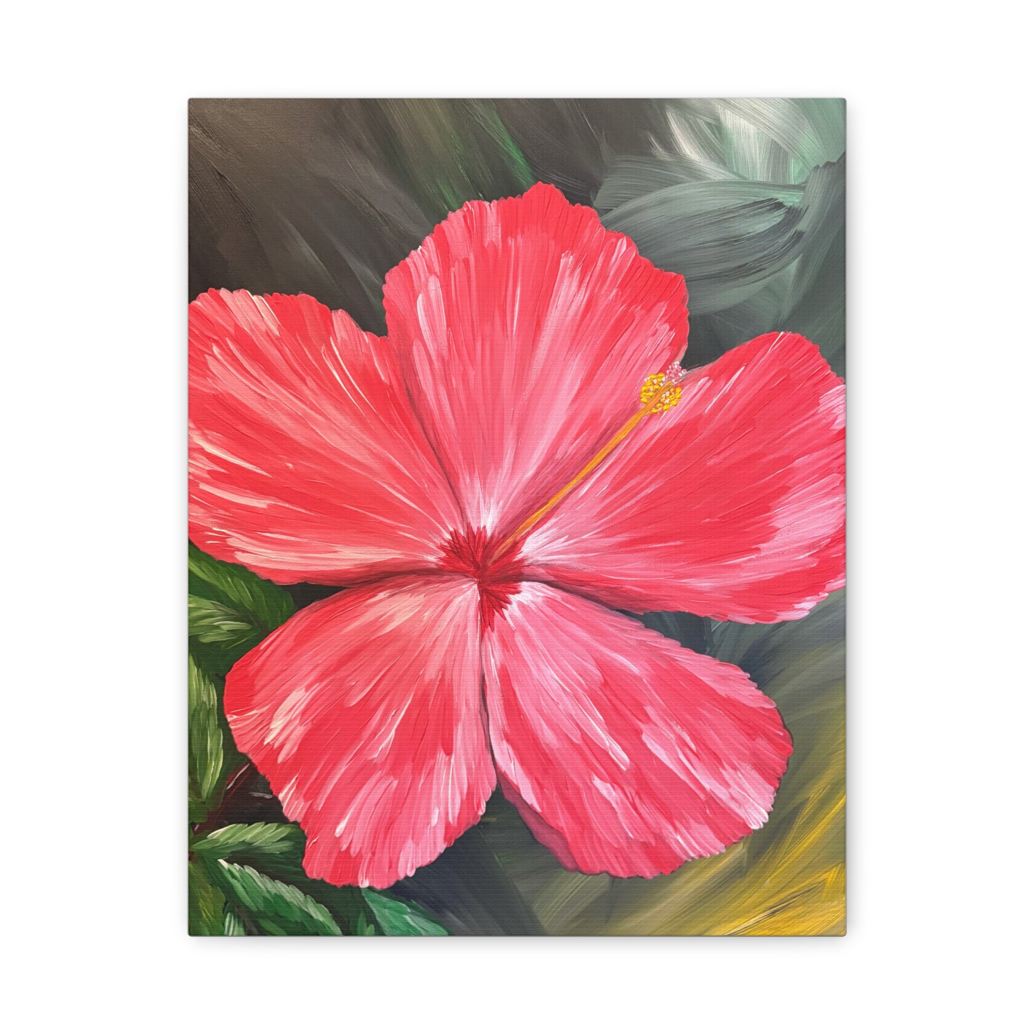 Hibiscus Hues Canvas Wall Art