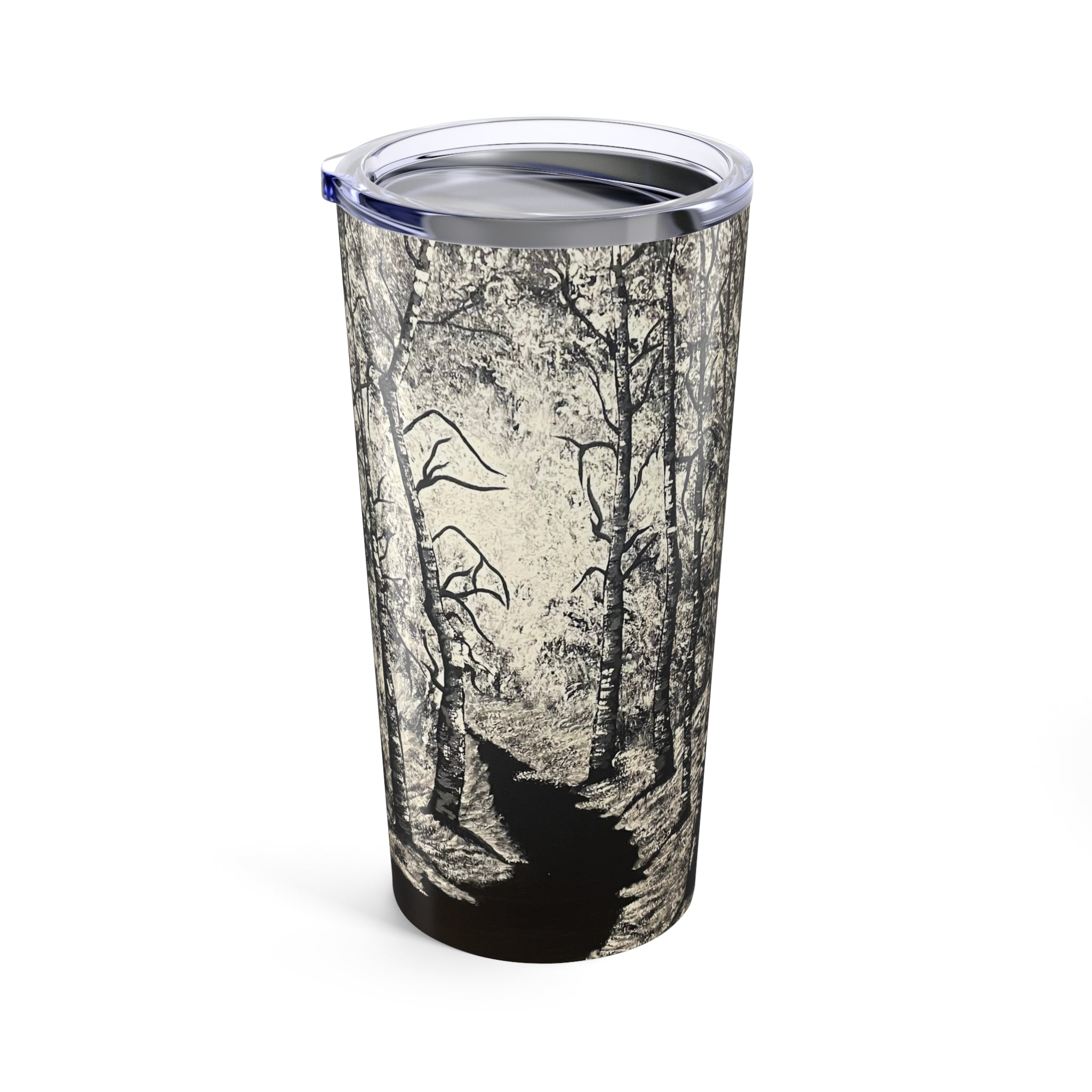 Silver Shadows 20oz Artistic Tumbler