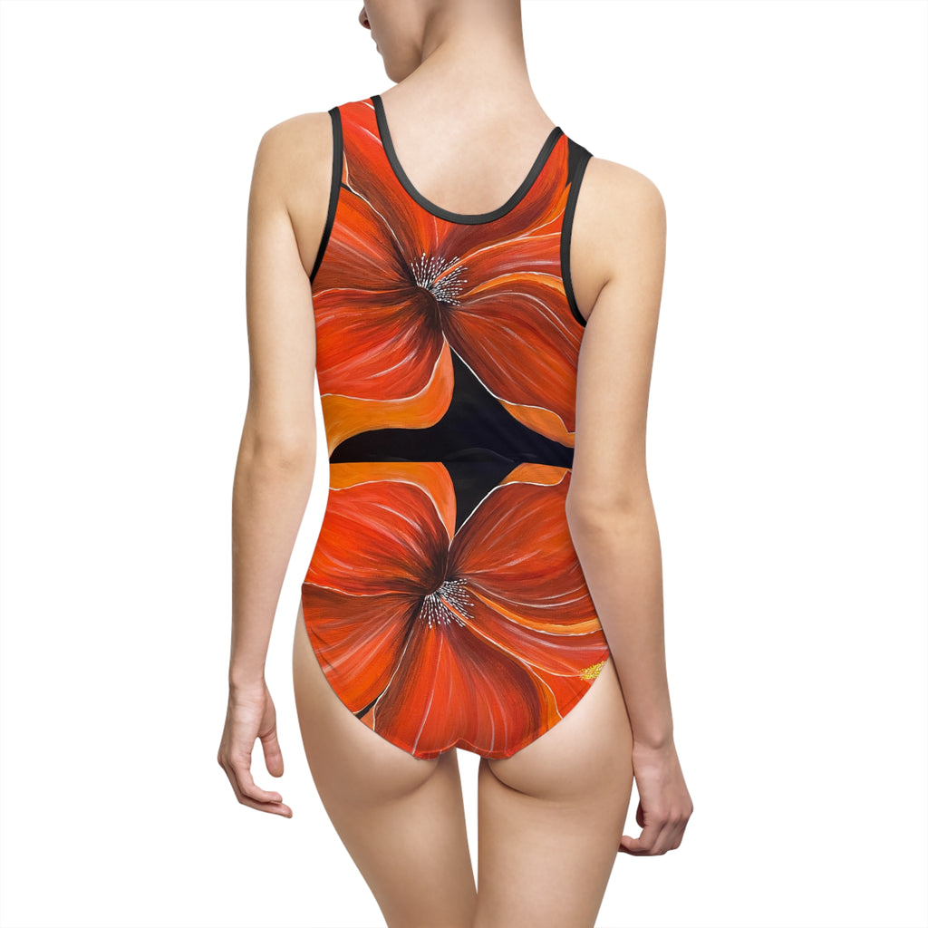 Scarlet Veil Swimsuit One-Piece