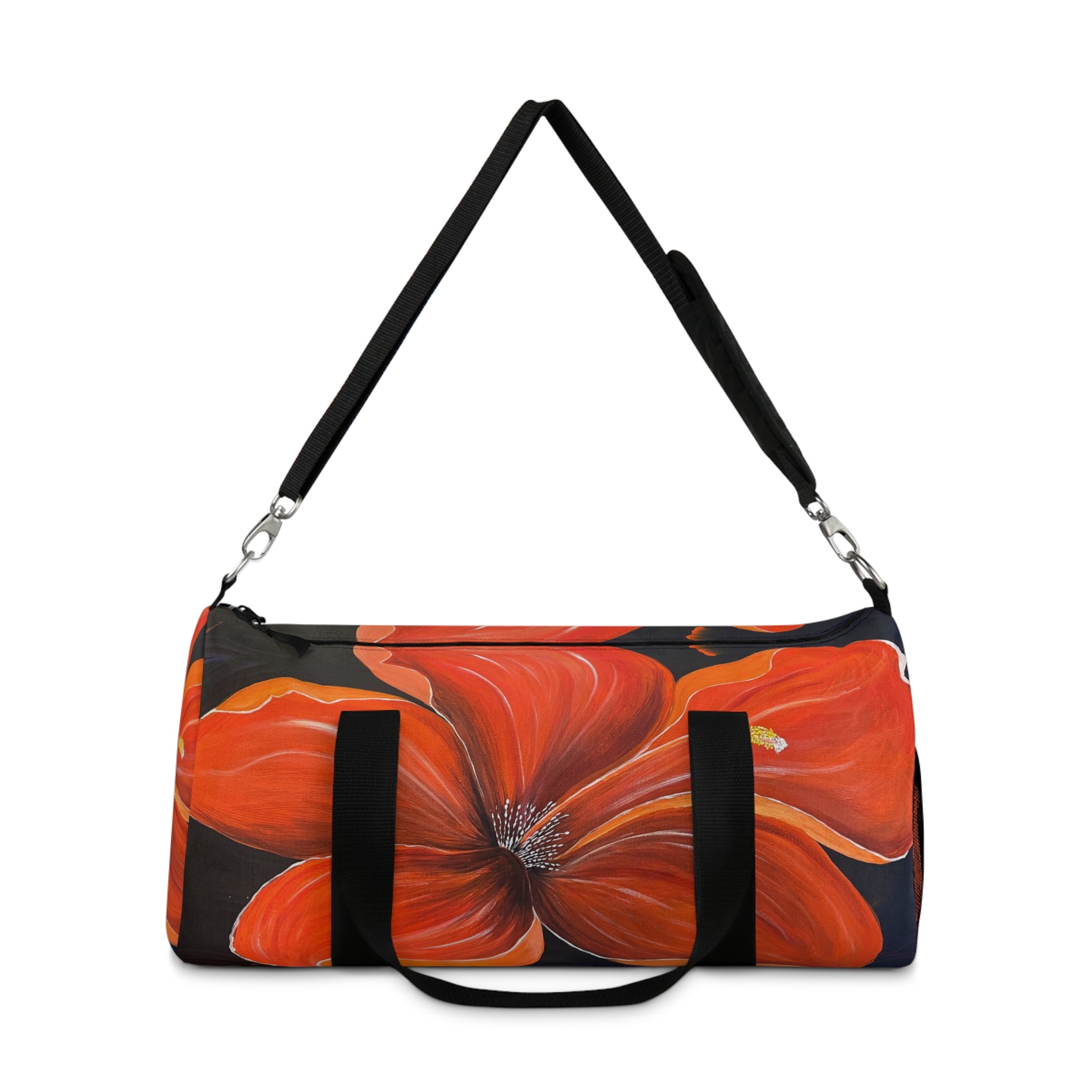 Scarlet Veil Duffel Bag