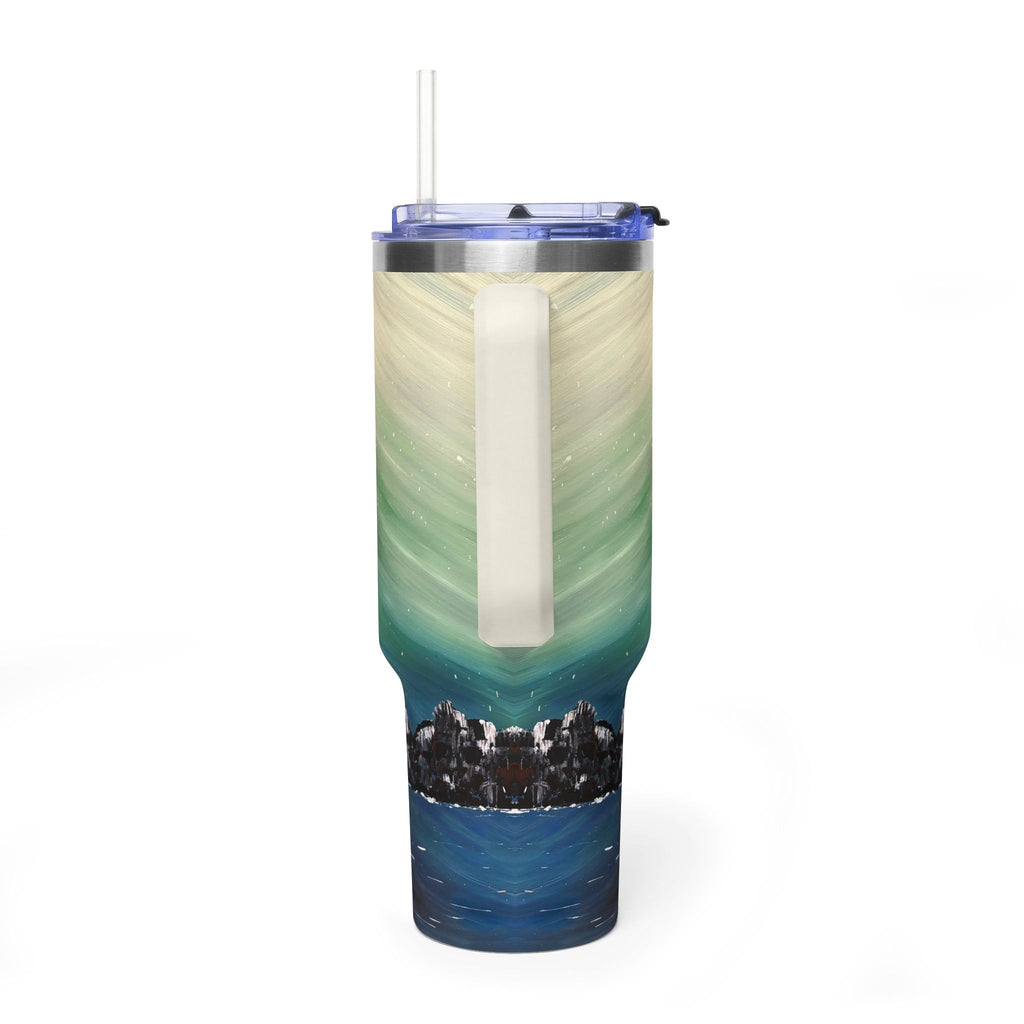 The North Sky 40oz  Vacuum Tumbler — Insulated Travel Mug with Straw