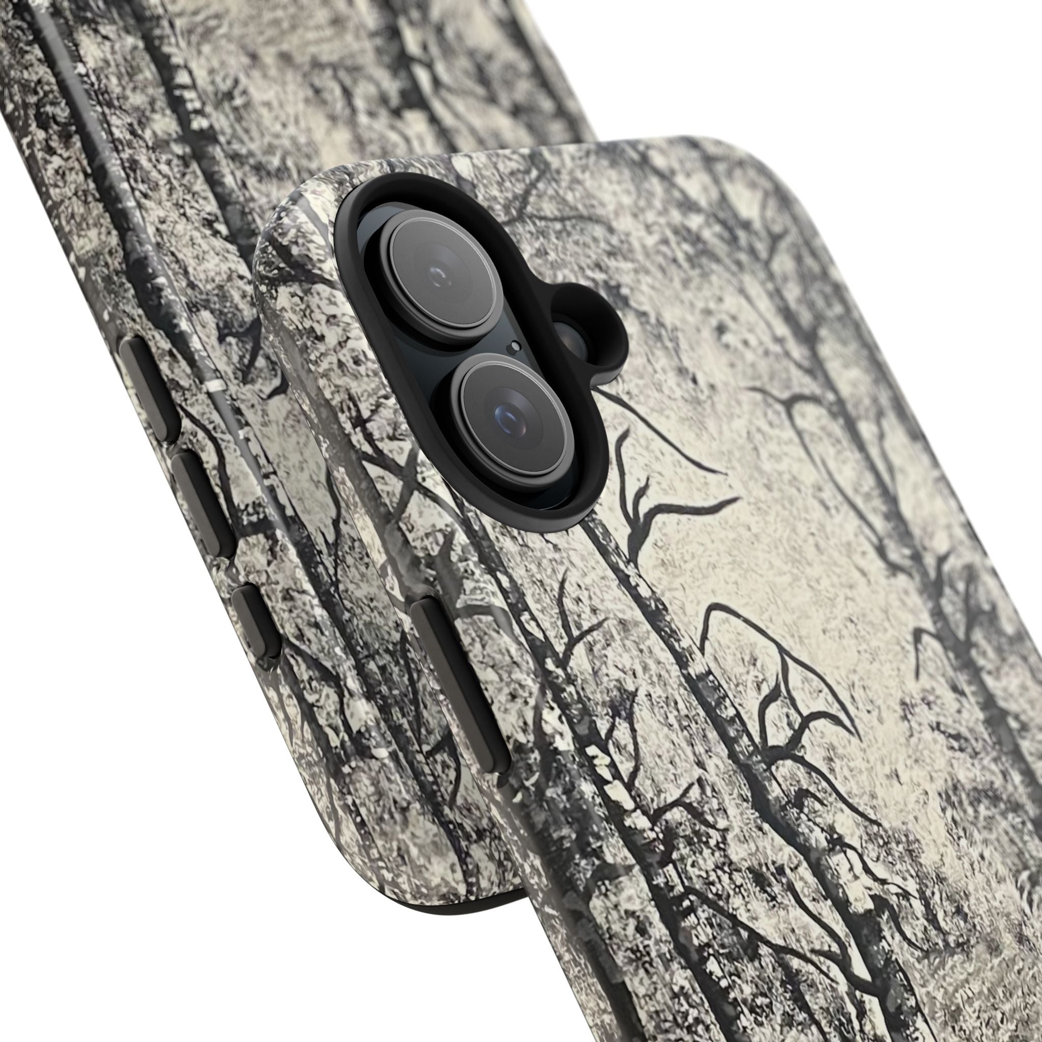 Silver Shadows Phone Case - Hand Painted Unique Designs