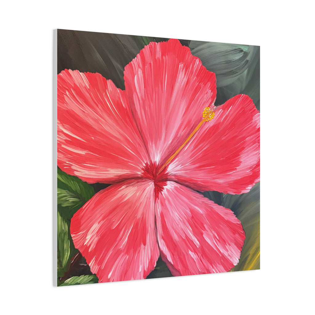 Hibiscus Hues Canvas Wall Art