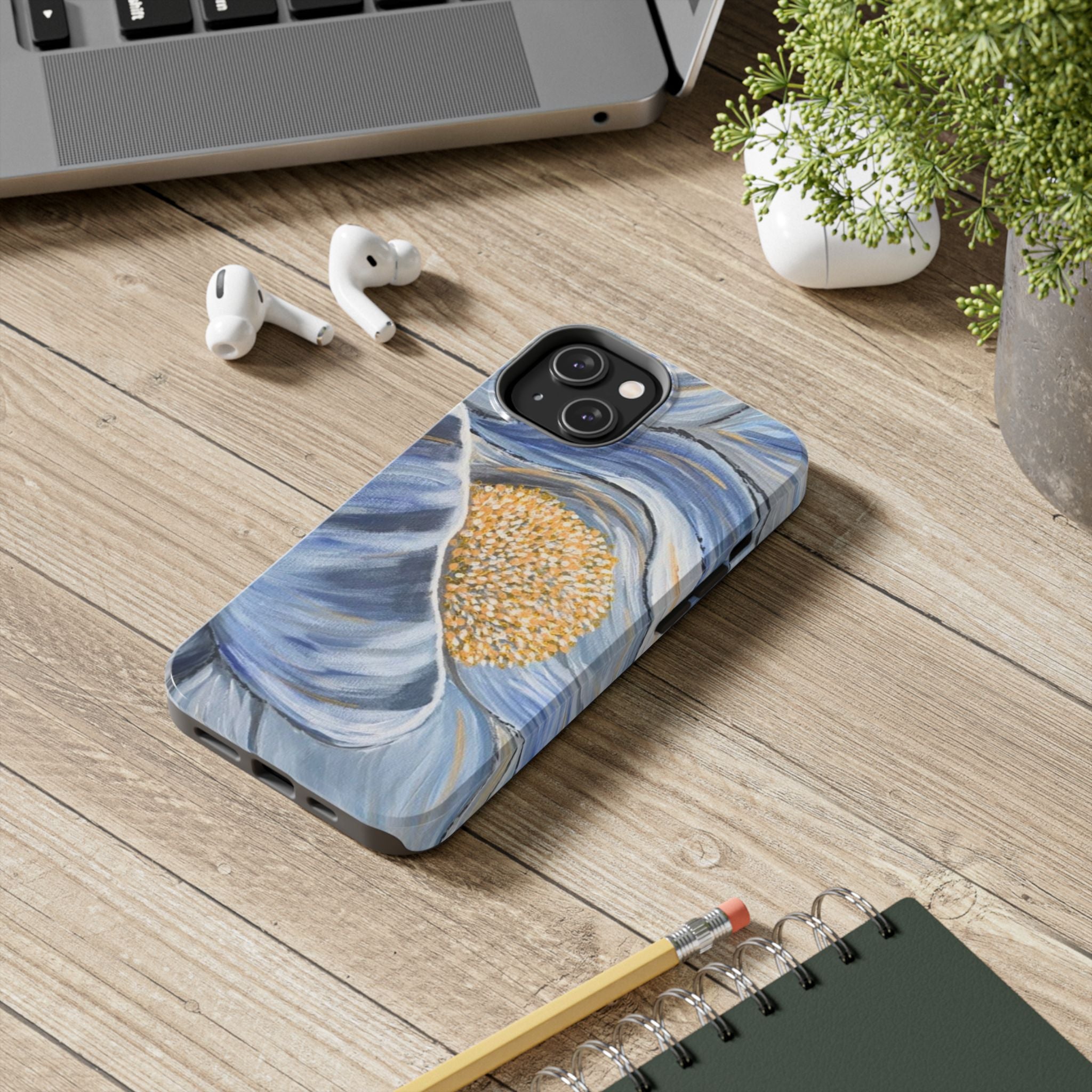 Velvet Current Phone Case Hand Painted