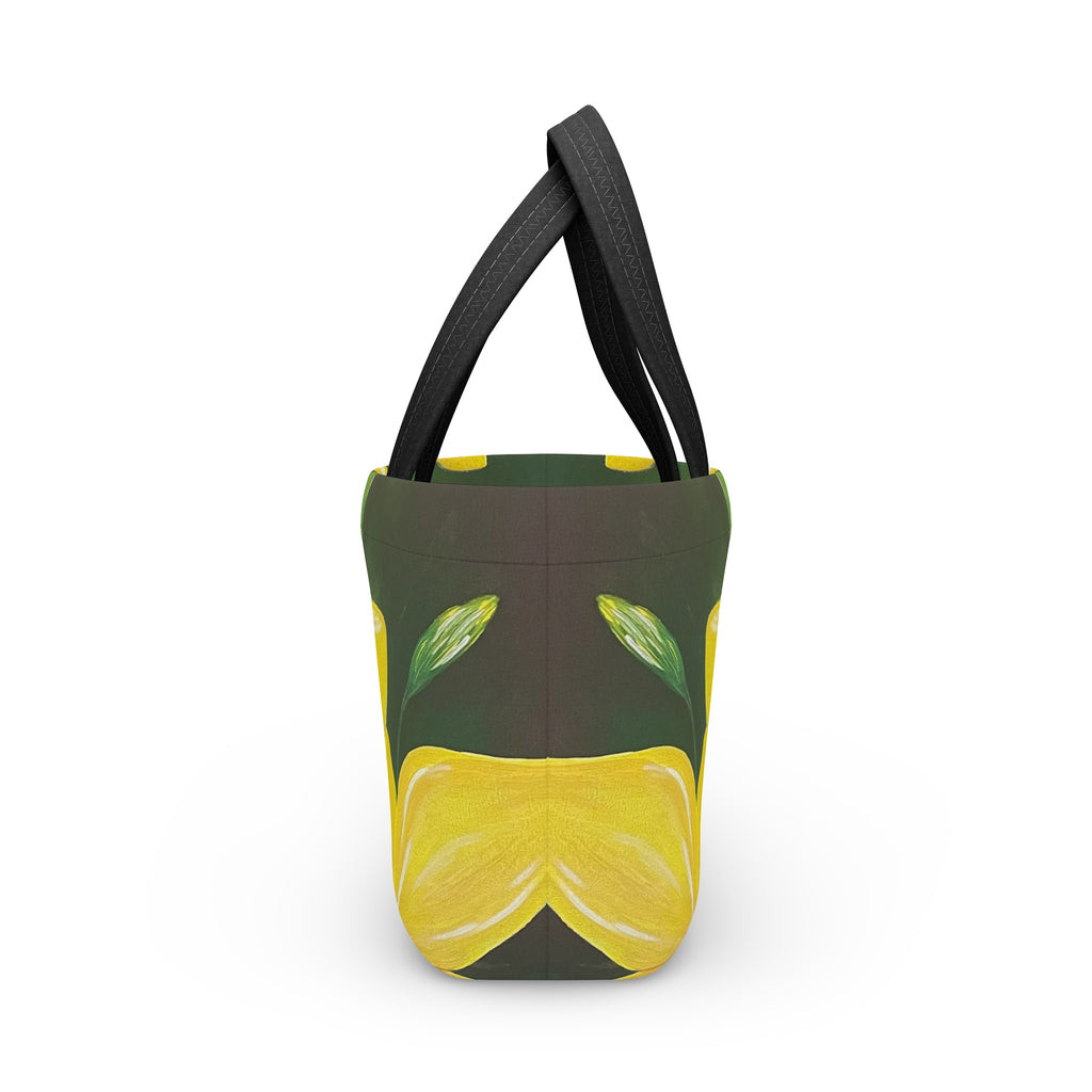 Golden Bloom Insulated Lunch Bag
