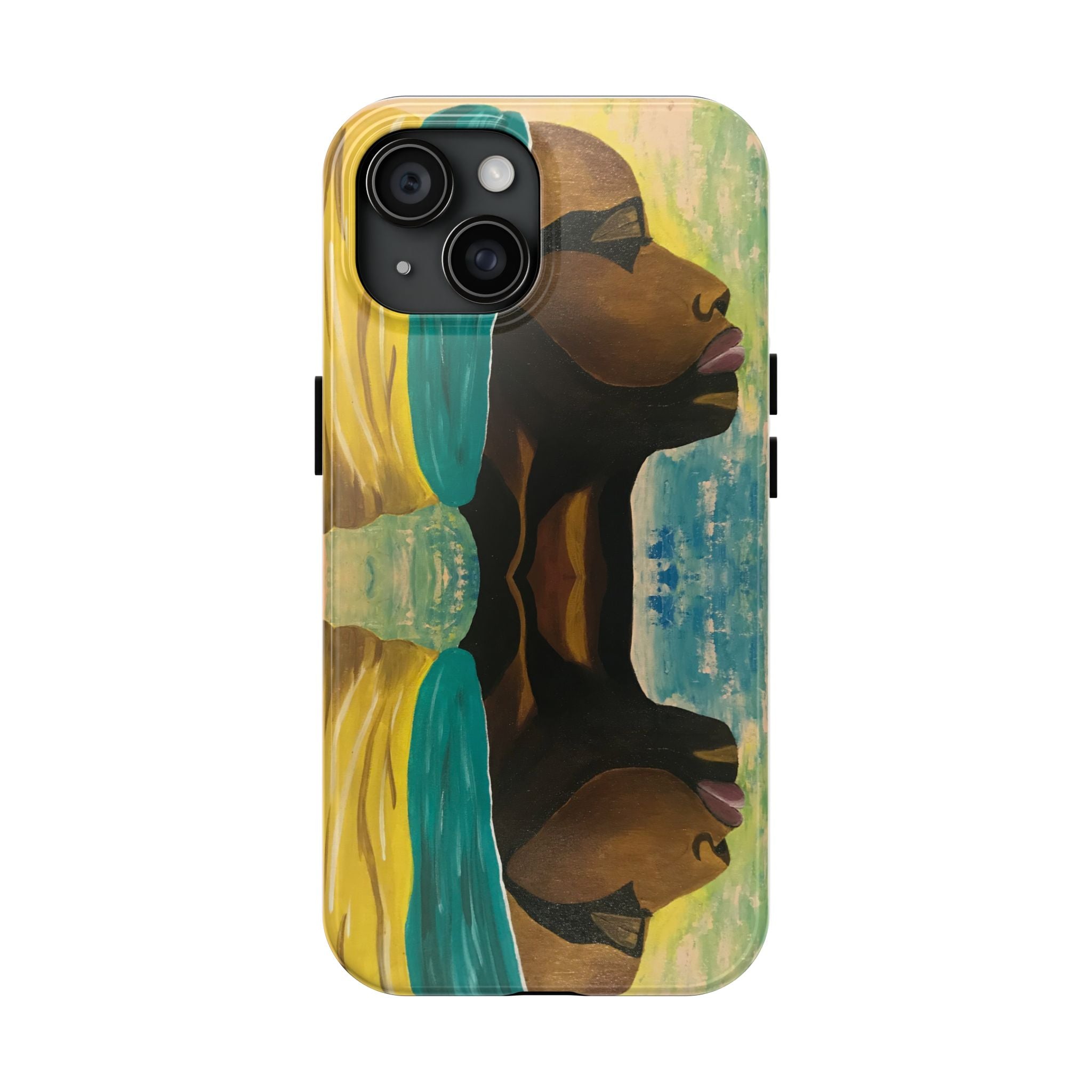 Hues of Heritage Phone Case Hand Painted
