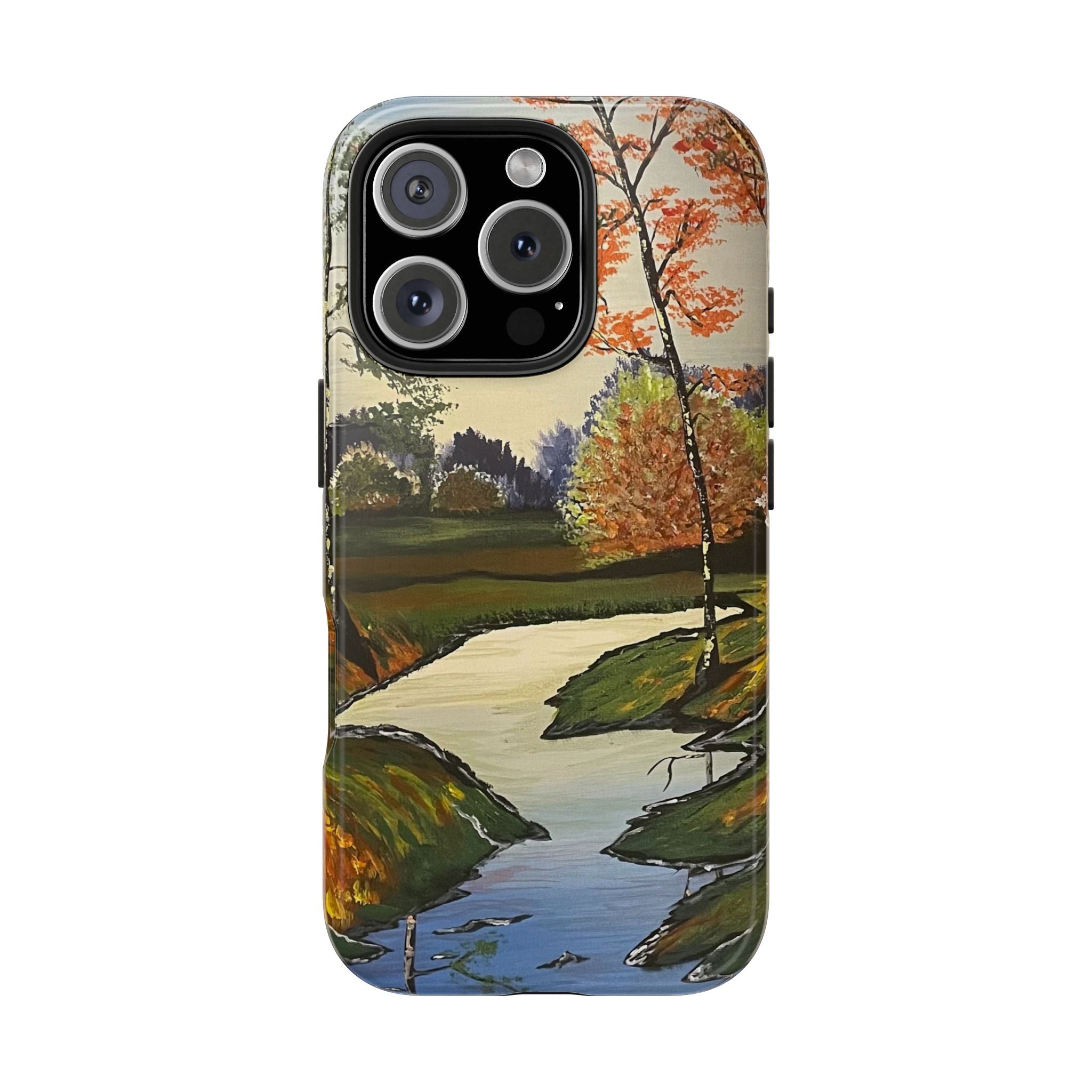 Whispering Birches Phone Case - Hand Painted Unique Designs