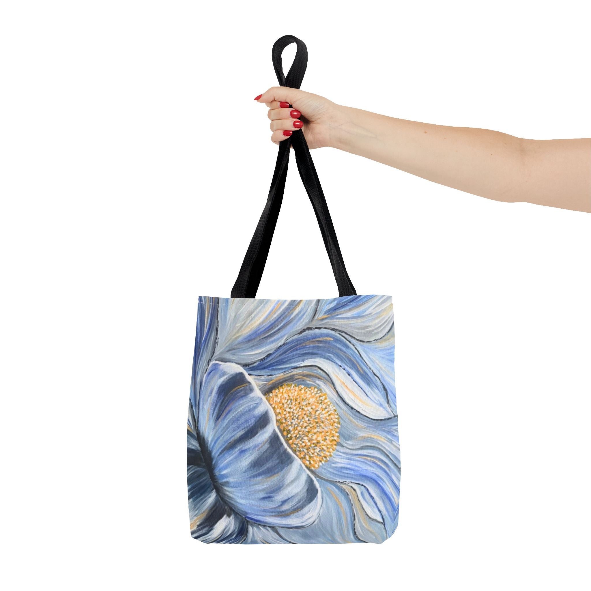 Velvet Current Hand Painted Tote Bag