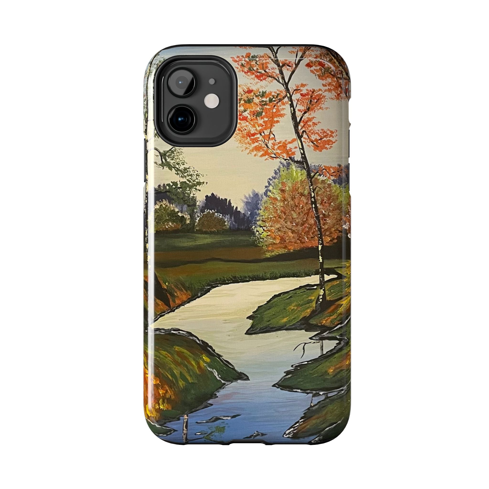Whispering Birches Phone Case - Hand Painted Unique Designs