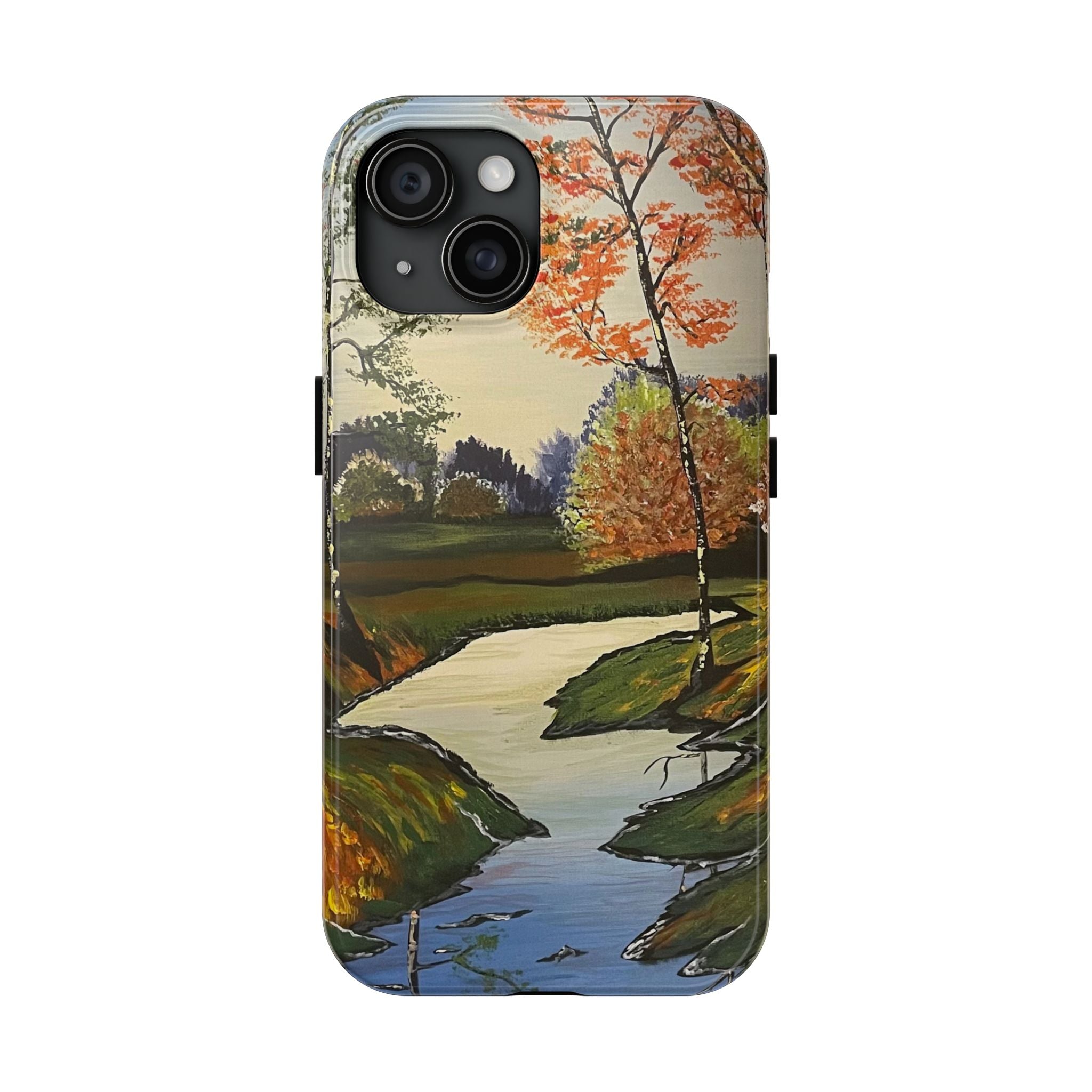 Whispering Birches Phone Case - Hand Painted Unique Designs